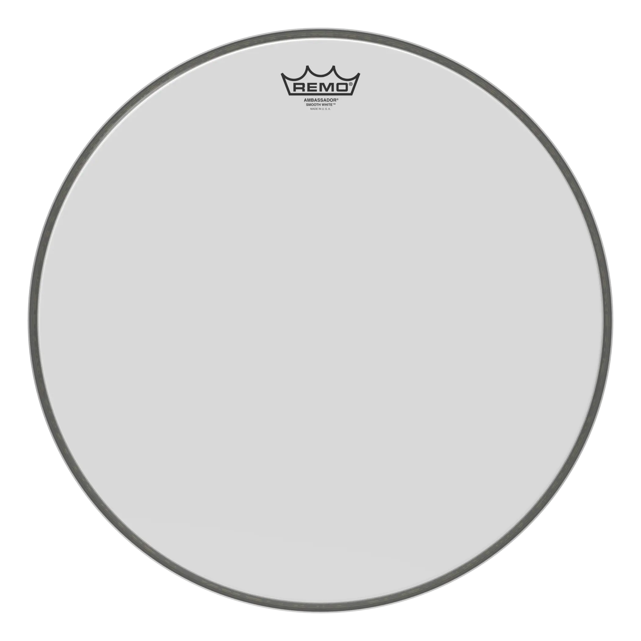Remo 18" Ambassador Smooth White Bass Drumhead