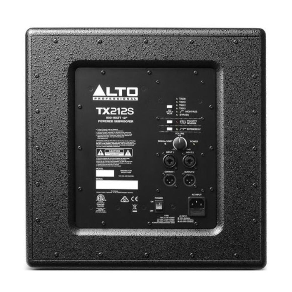 Alto Professional TX212S 900-Watt 12-Inch Powered Subwoofer