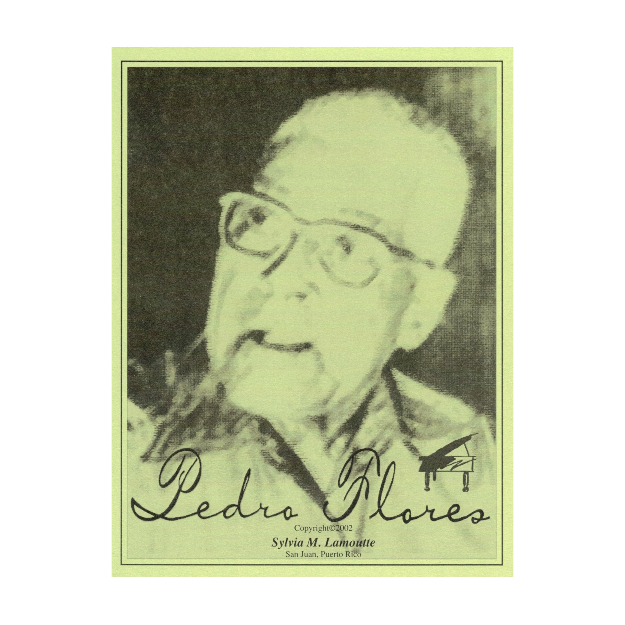 Pedro Flores por Sylvia M. Lamoutte