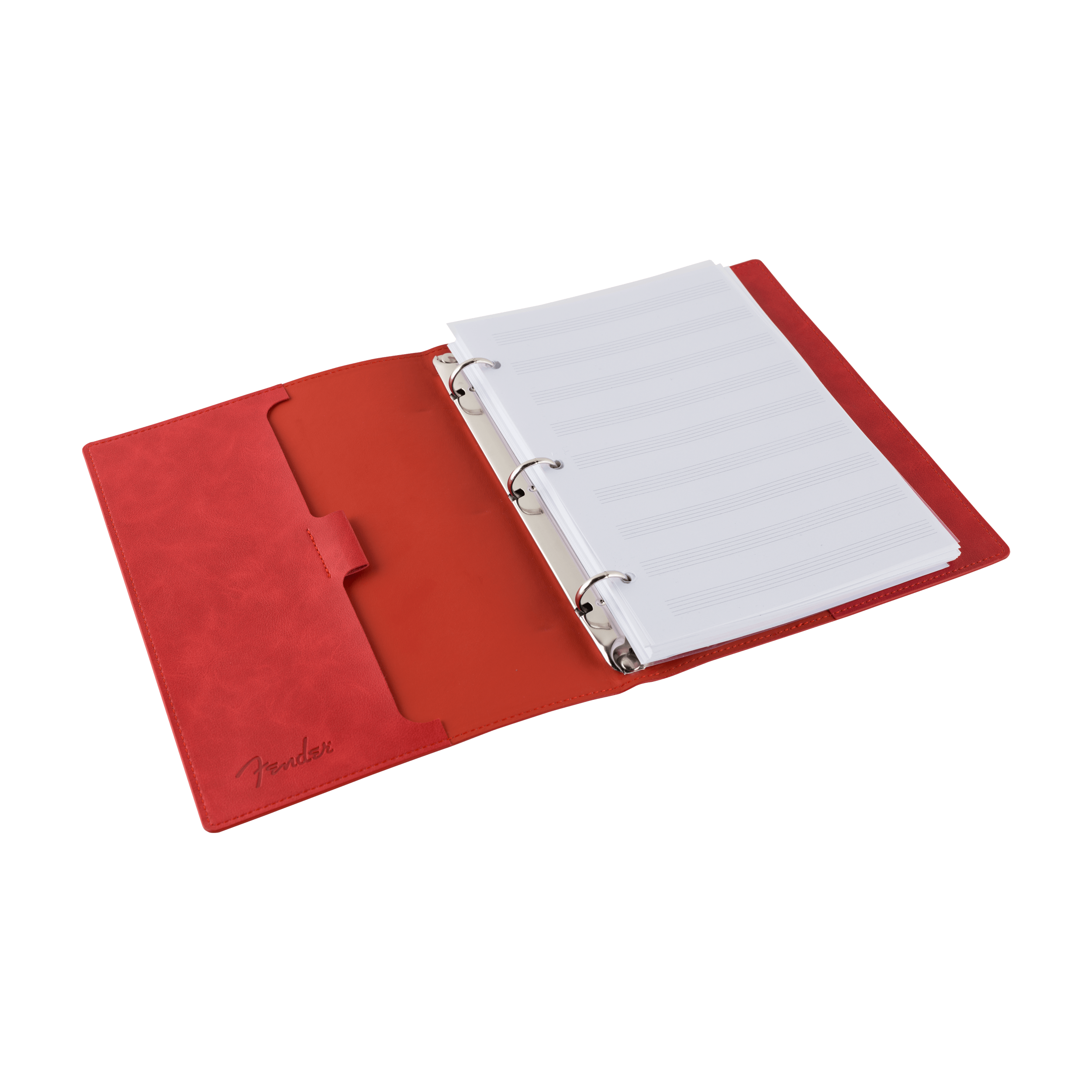 Fender™ Cuaderno de Notas de Música en Cuero Vegano