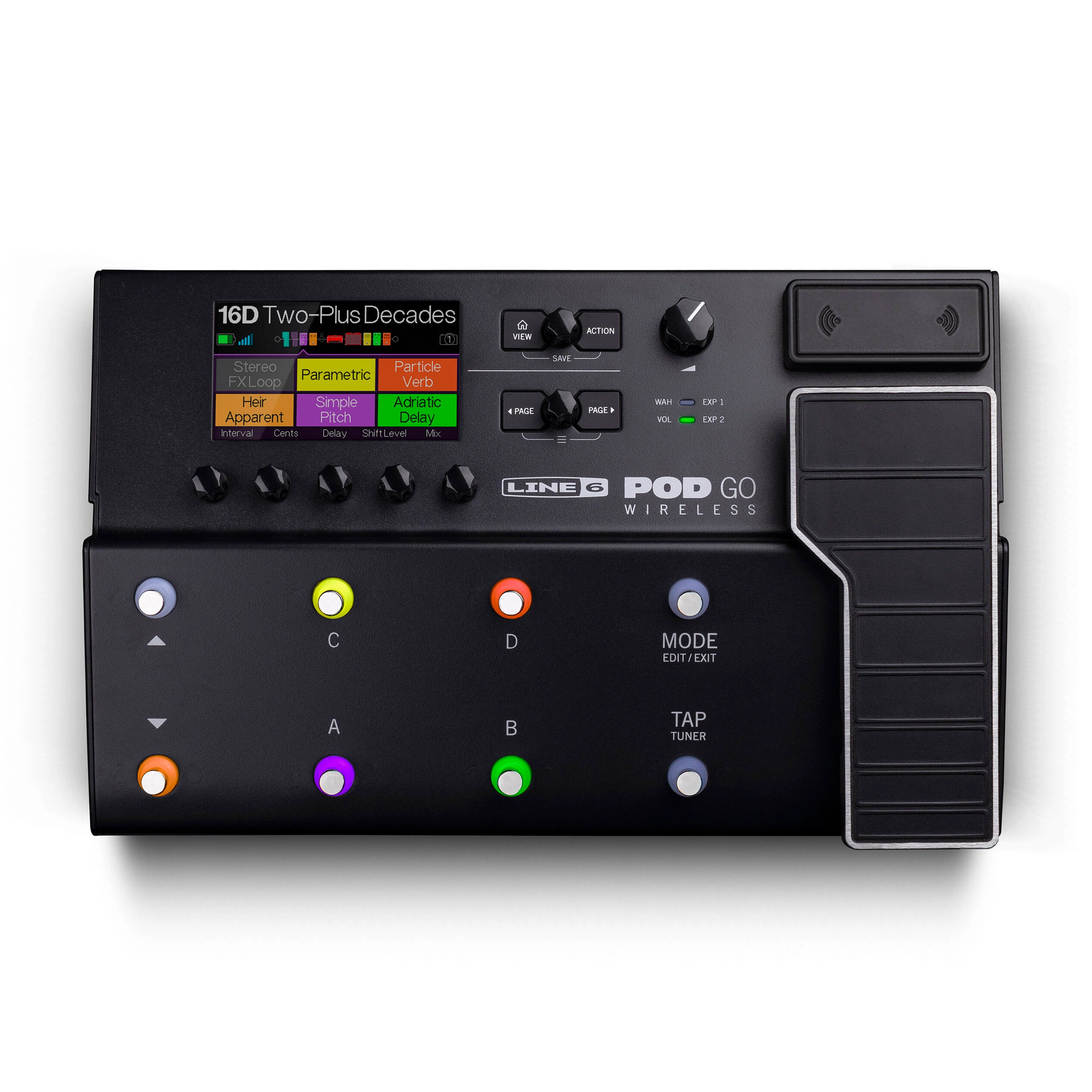 Line 6 POD Go Wireless Guitar/Bass Multi-FX Pedal & Amp Modeler