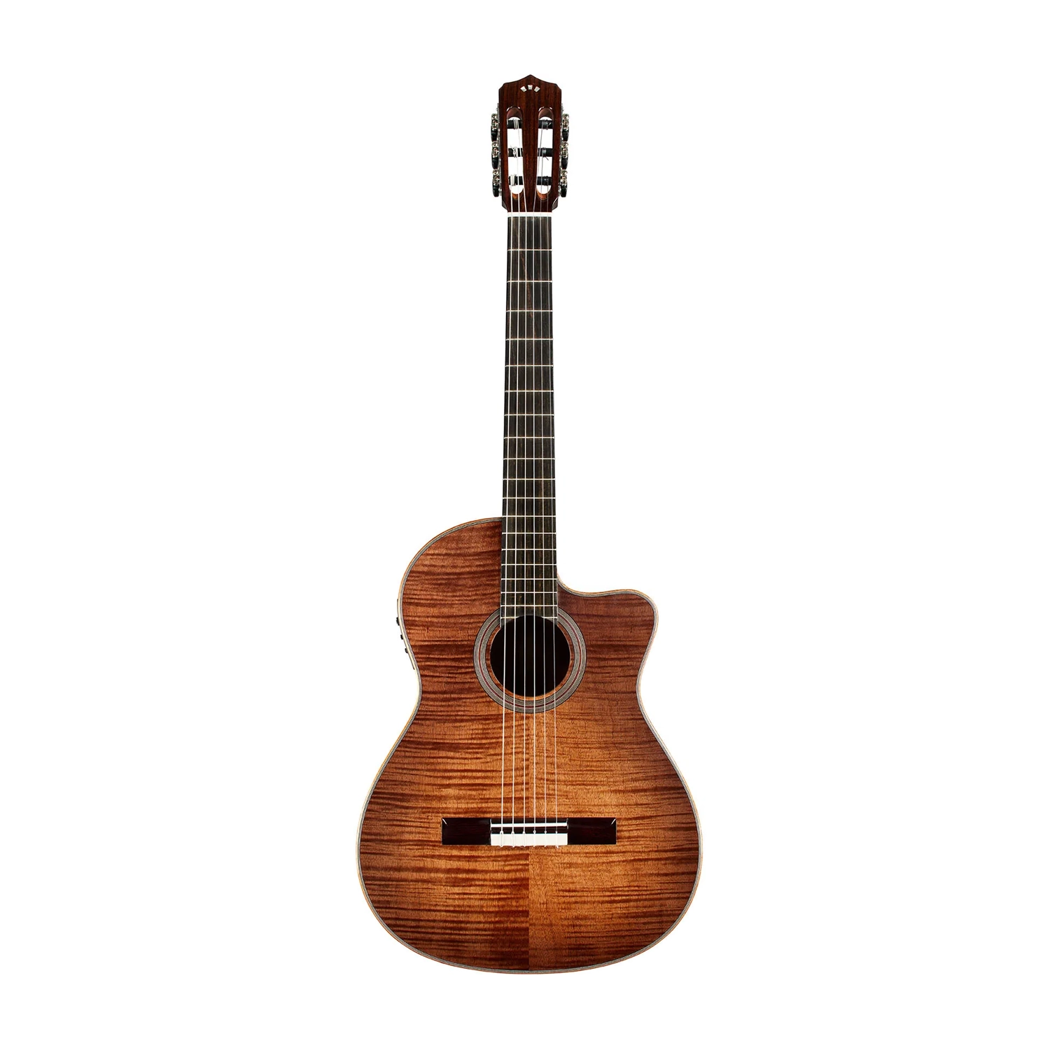 Cordoba Fusion 12 Exotic Top Nylon-String Acoustic-Electric Guitar - Cinnamon Burst