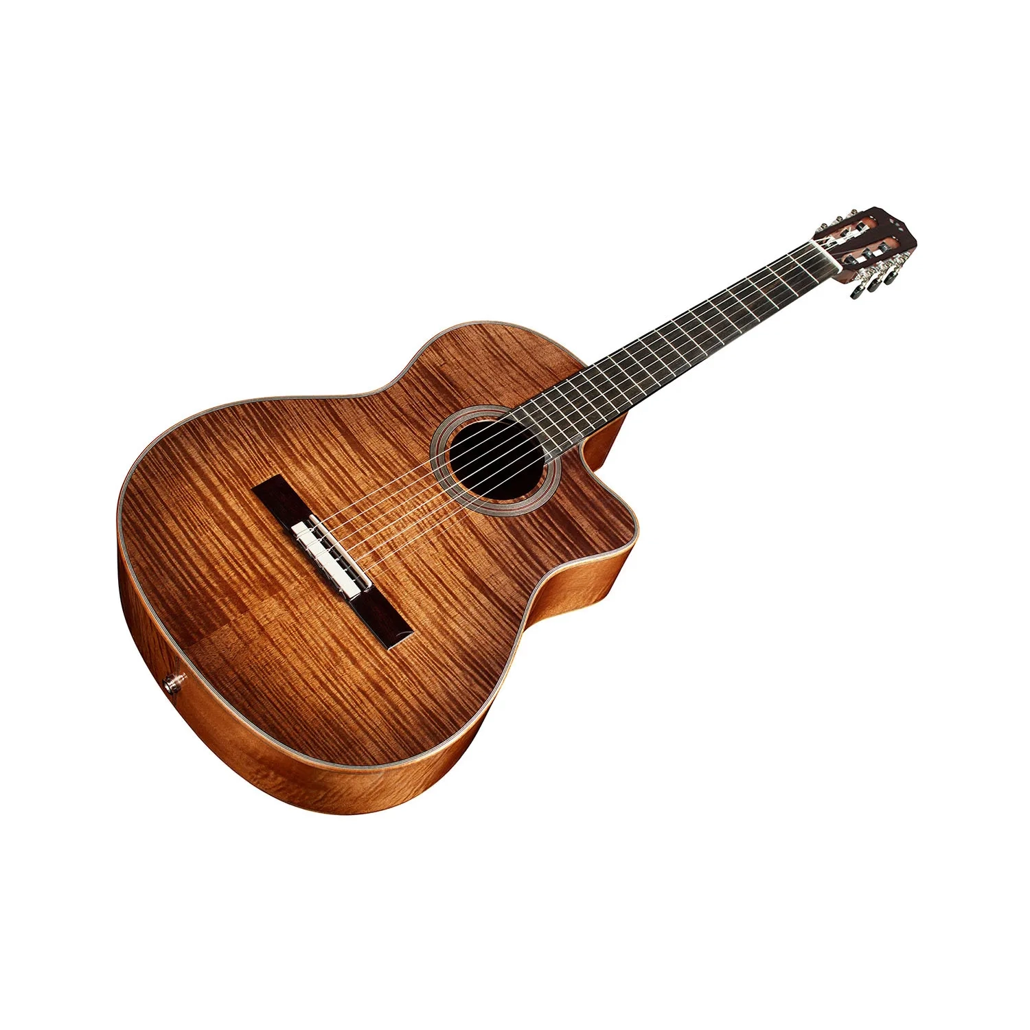 Cordoba Fusion 12 Exotic Top Nylon-String Acoustic-Electric Guitar - Cinnamon Burst