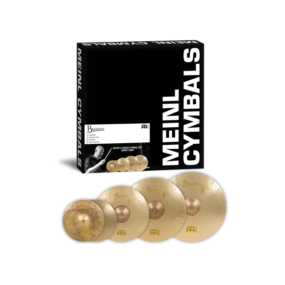 Meinl Cymbals A-CS3 Byzance Artist's Choice Benny Greb 4pc Cymbal Set