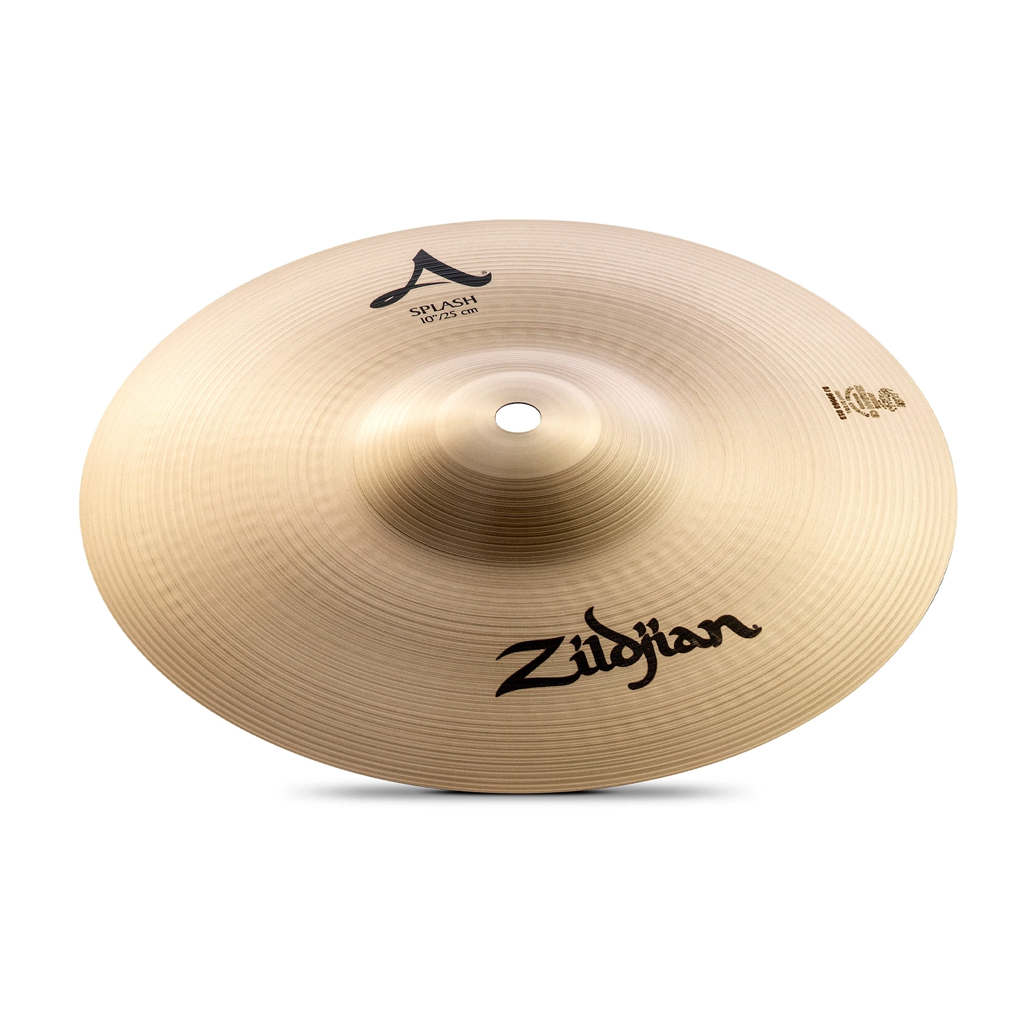 Zildjian A Series Splash Cymbal 10" front angle view