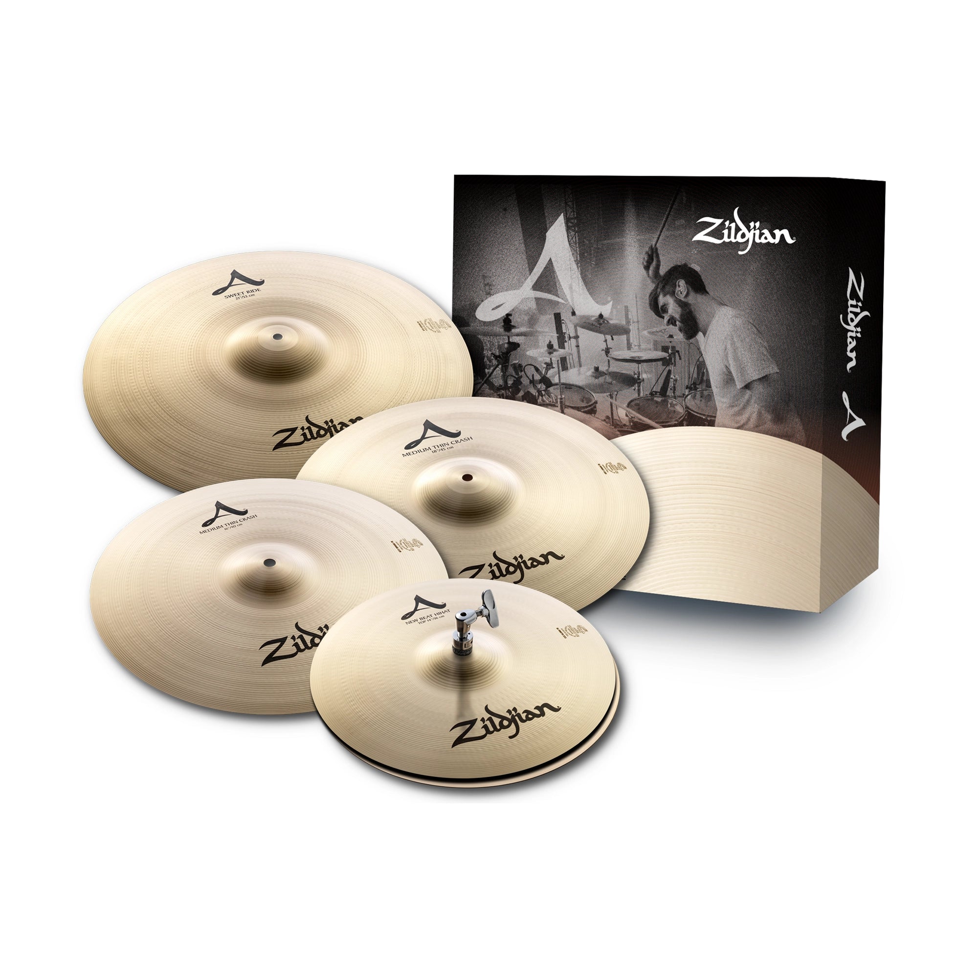 Zildjian A Zildjian Sweet Ride 4-piece Cymbal Pack