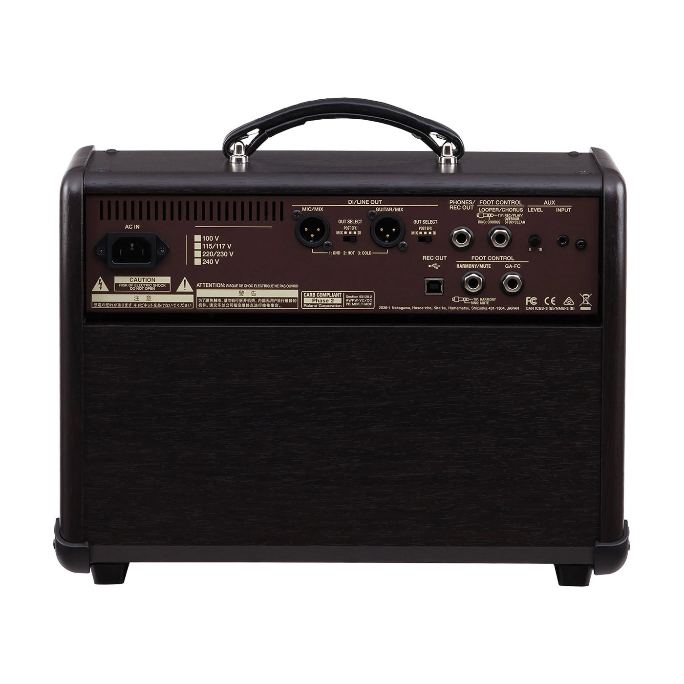 Amplificador Acústico Boss Singer Live 60W 1x6.5 para Guitarra Acústica