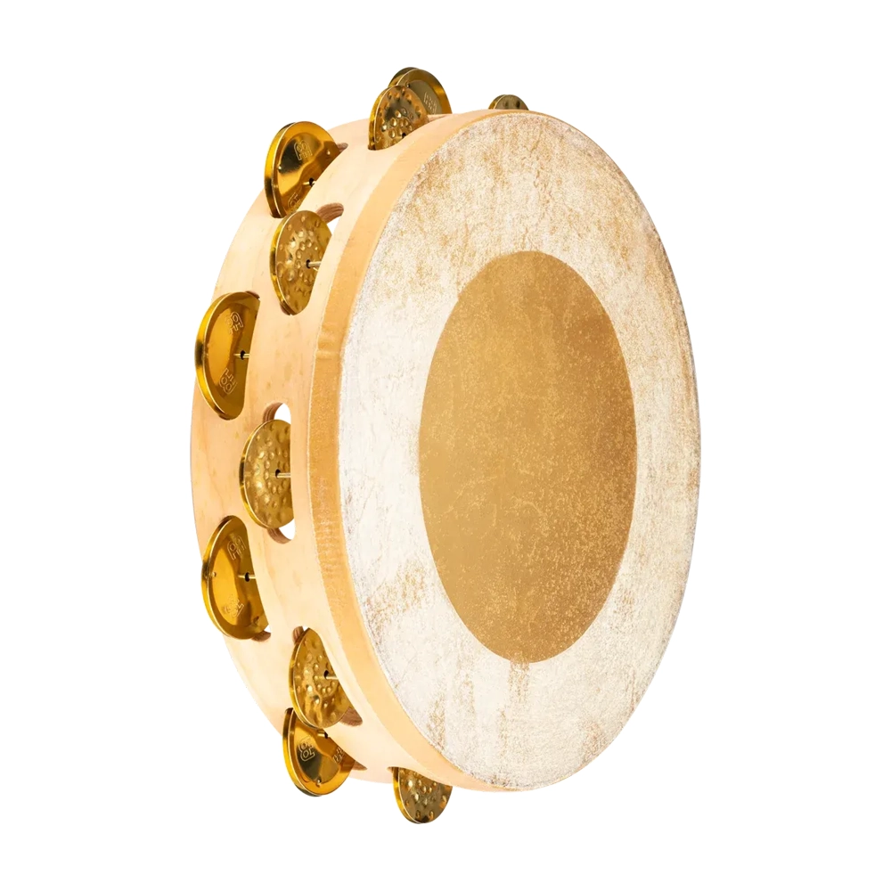 Meinl Percussion 10" Headed Wood Artisan Tambourine AE-MTAH2BO