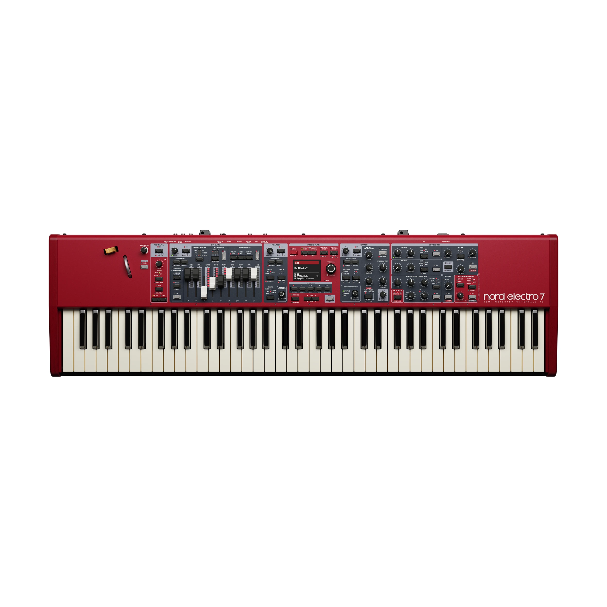 Nord Electro 7 Stage Piano 73 teclas Con Teclado Semipesado Tipo Cascada