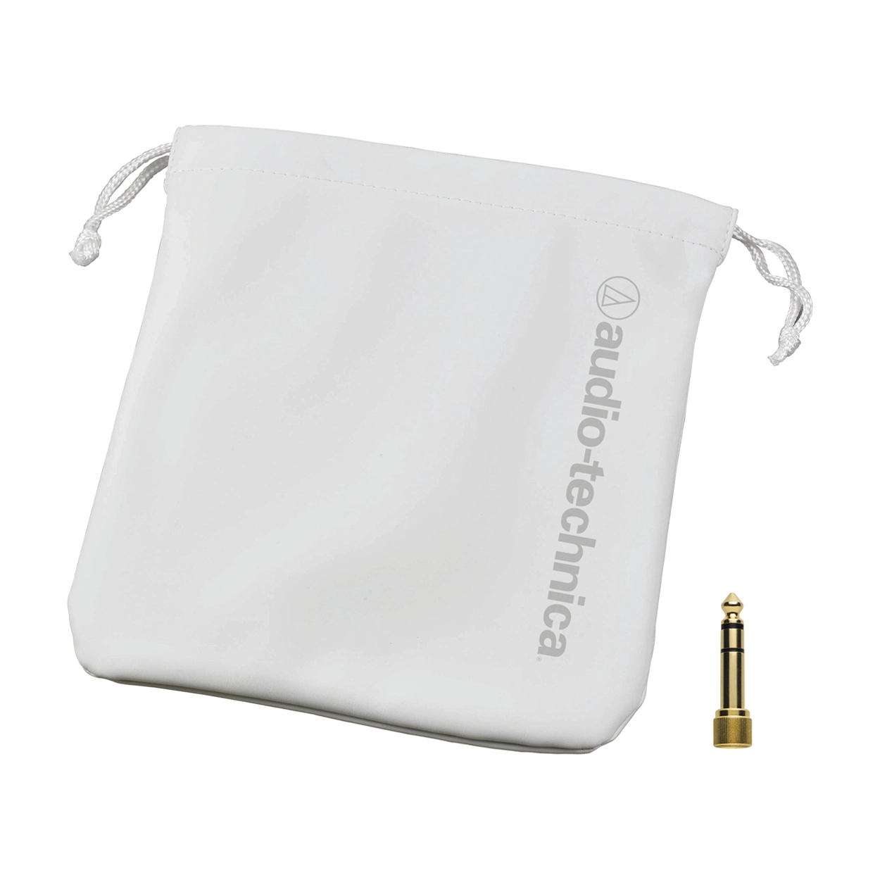 Audio-Technica ATH-M50x Monitor Headphones carry on bag white & adapter
