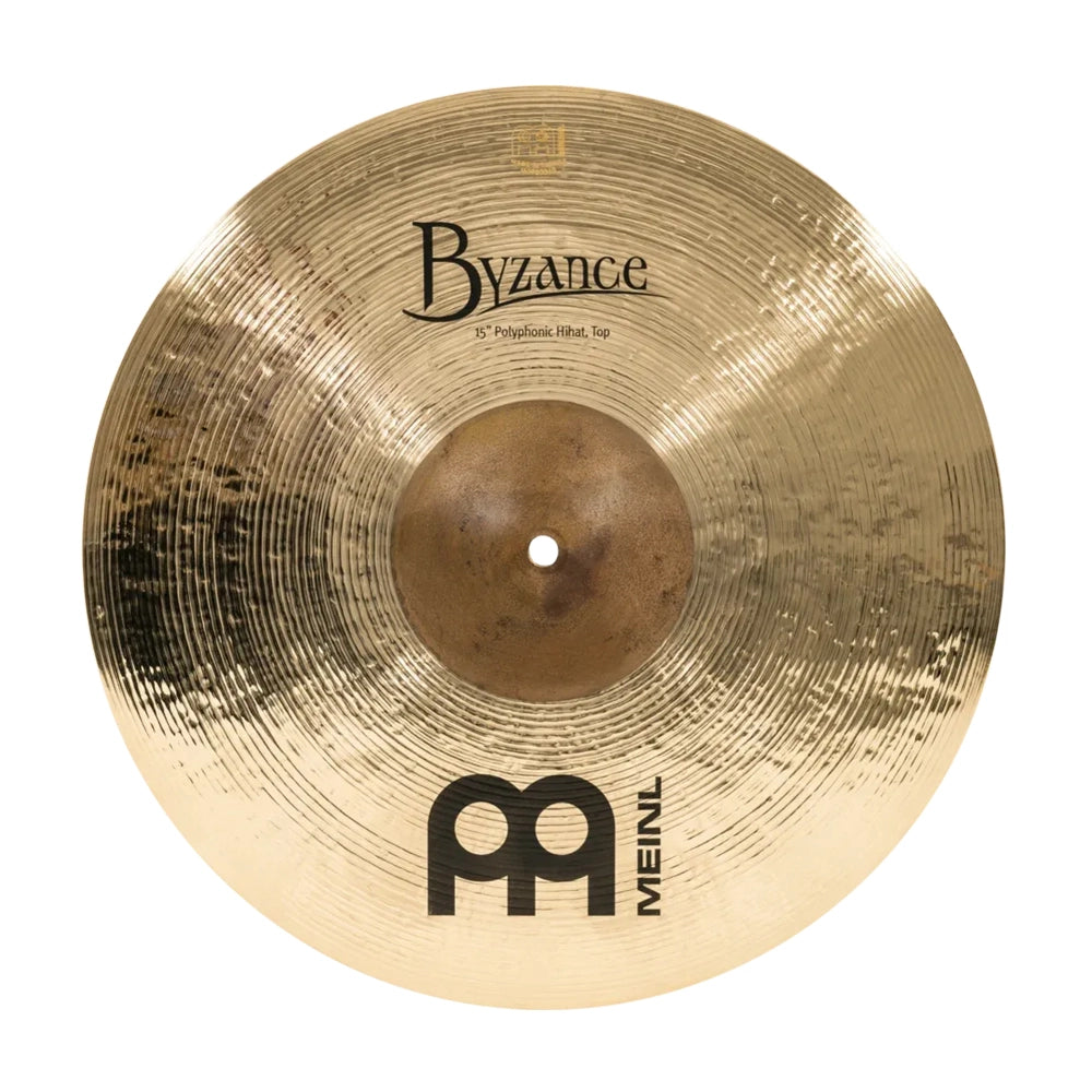 Meinl Cymbals B15POH-B Byzance Brilliant Polyphonics Hi-Hats - 15"