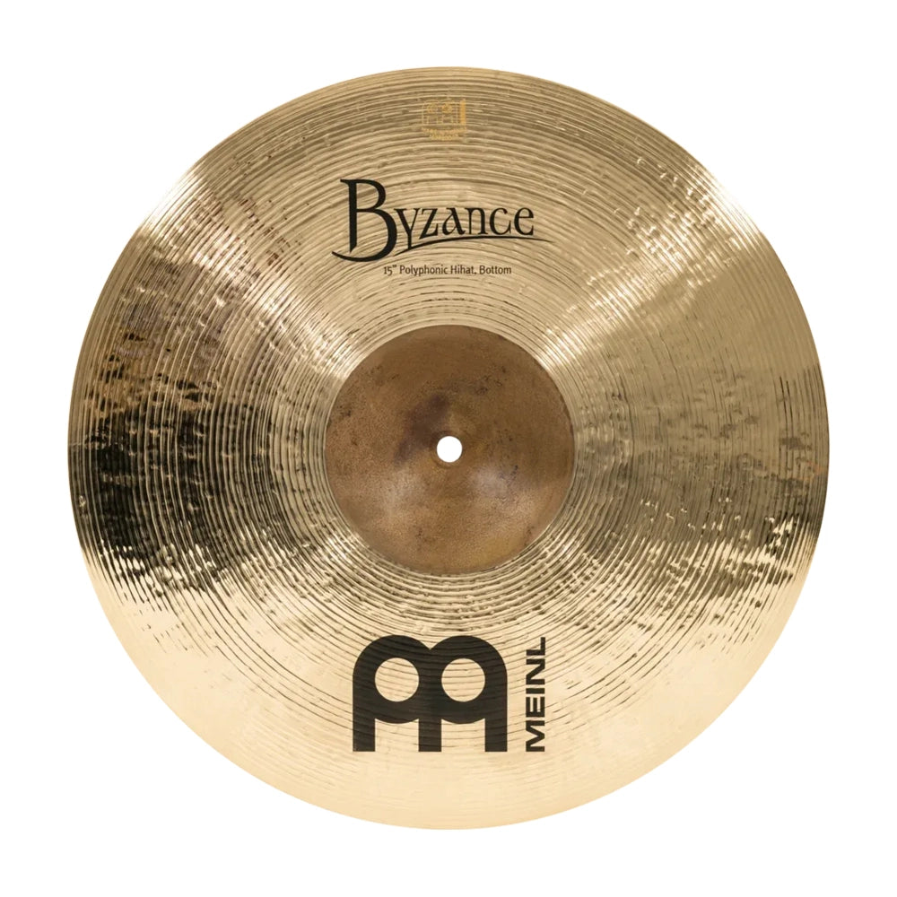 Meinl Cymbals B15POH-B Byzance Brilliant Polyphonics Hi-Hats - 15"