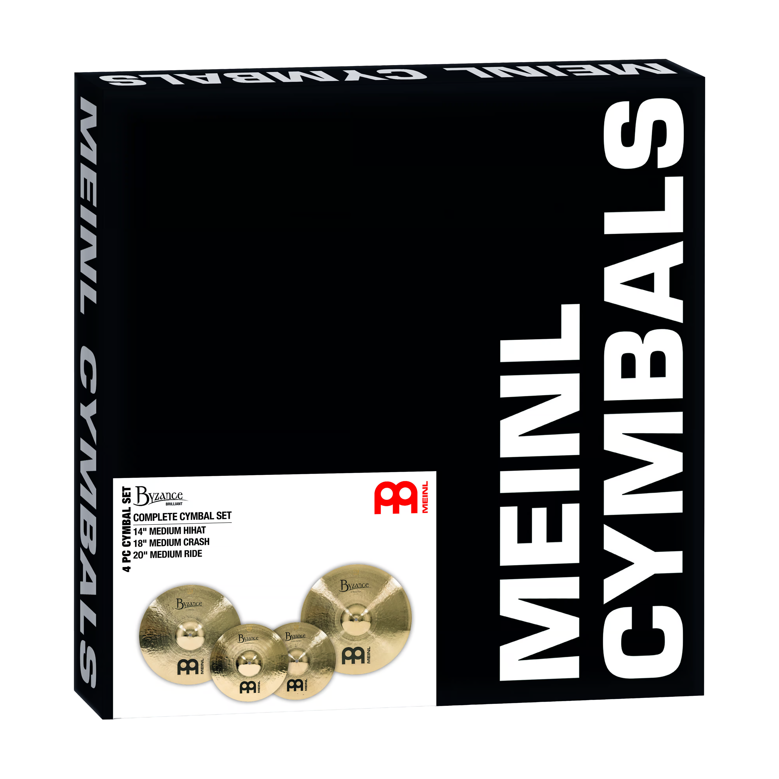Meinl Byzance Brilliantcomplete Cymbal Set - Bb-Cs1