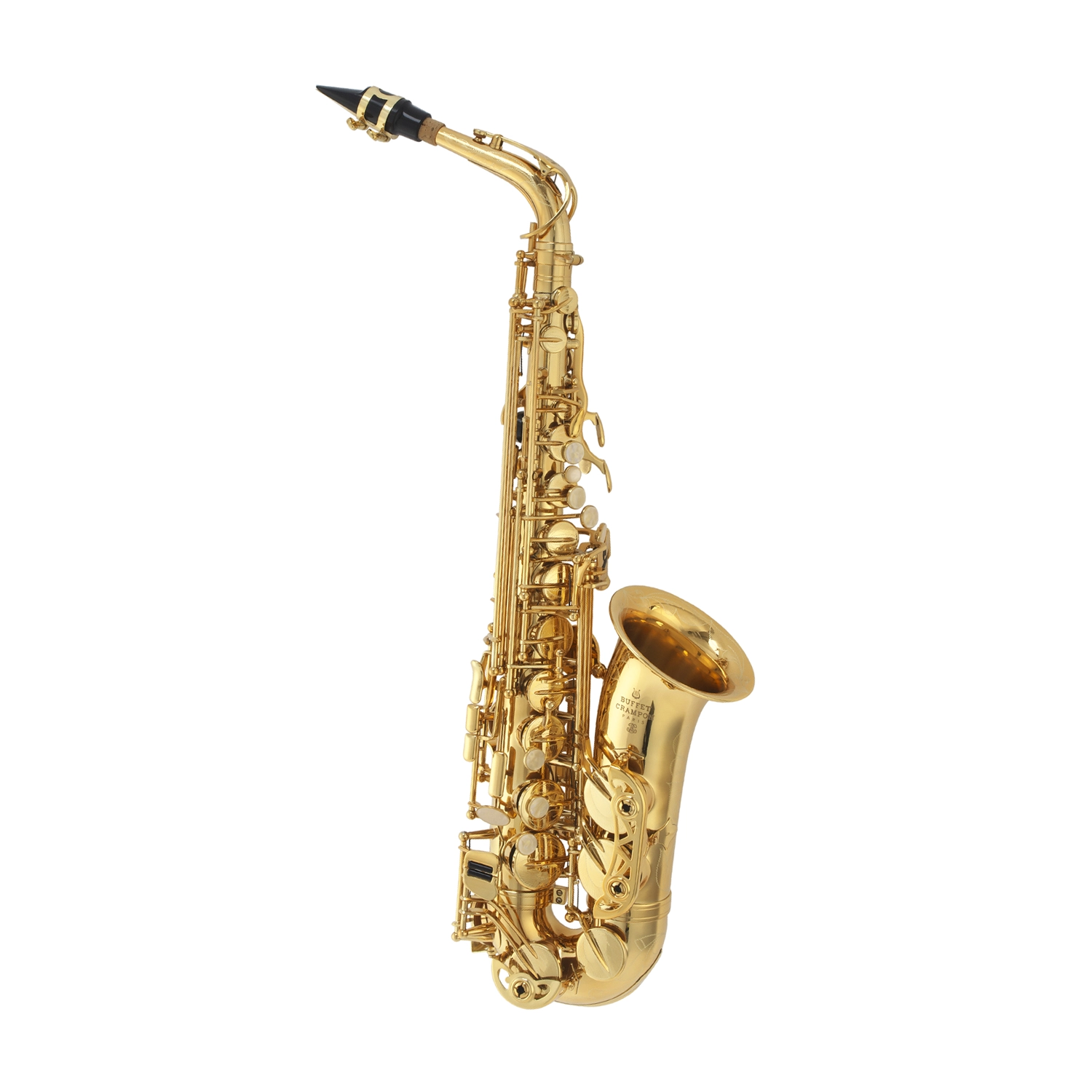 Saxofón Alto Profesional Buffet Crampon Serie 400 en Laca Dorada