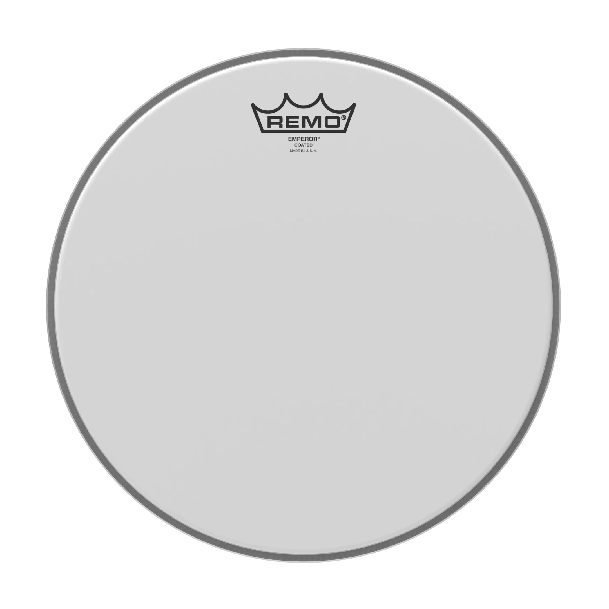Front view of Remo 12" Emperor Coated Drumhead