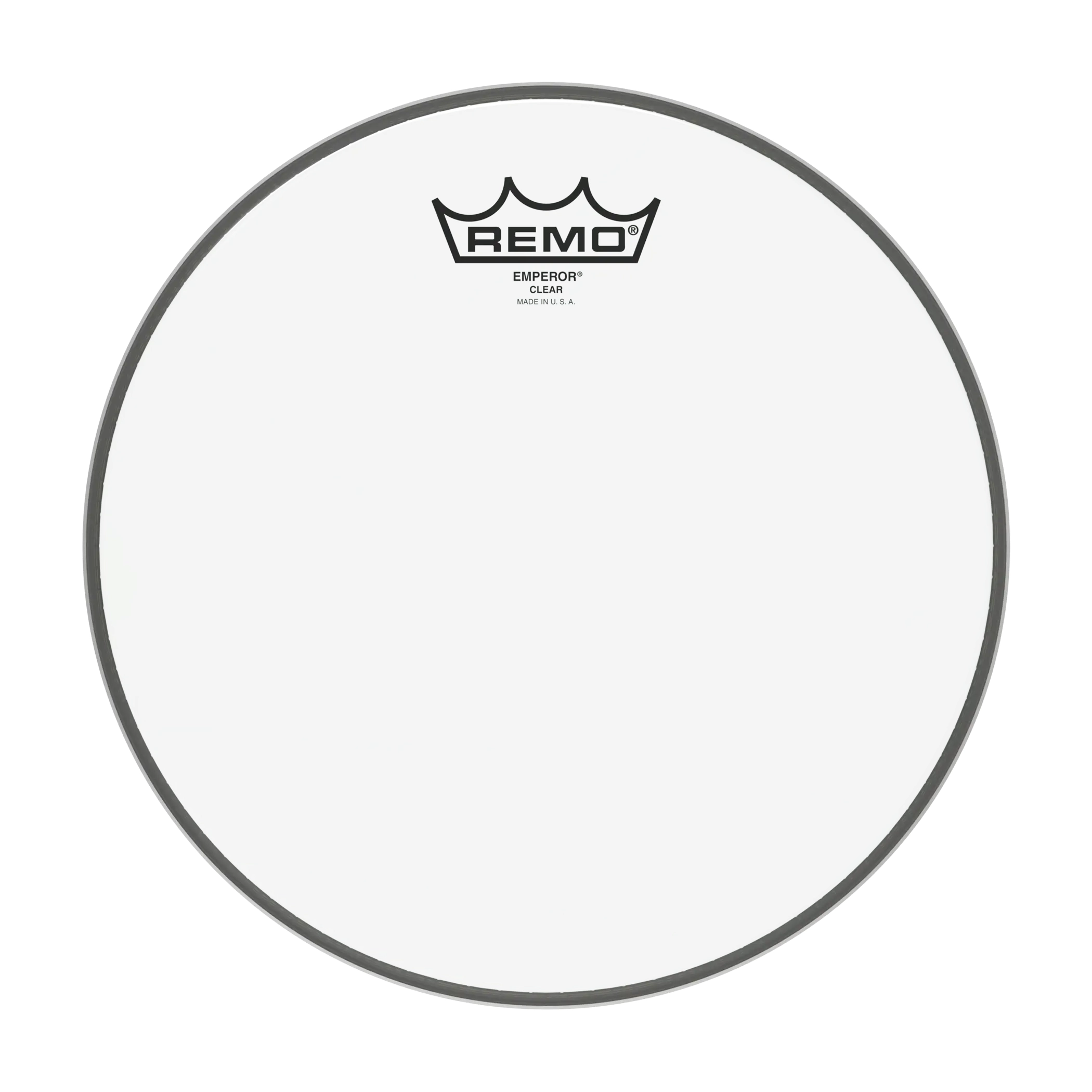 Front view of Remo 10" Clear Emperor Drumhead