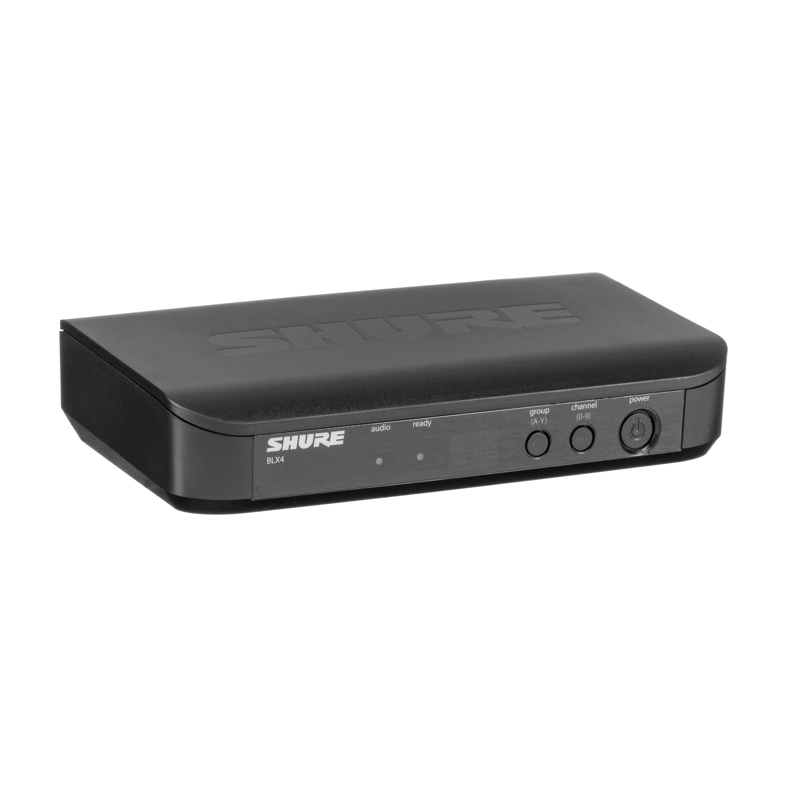 Shure audio device on a white background