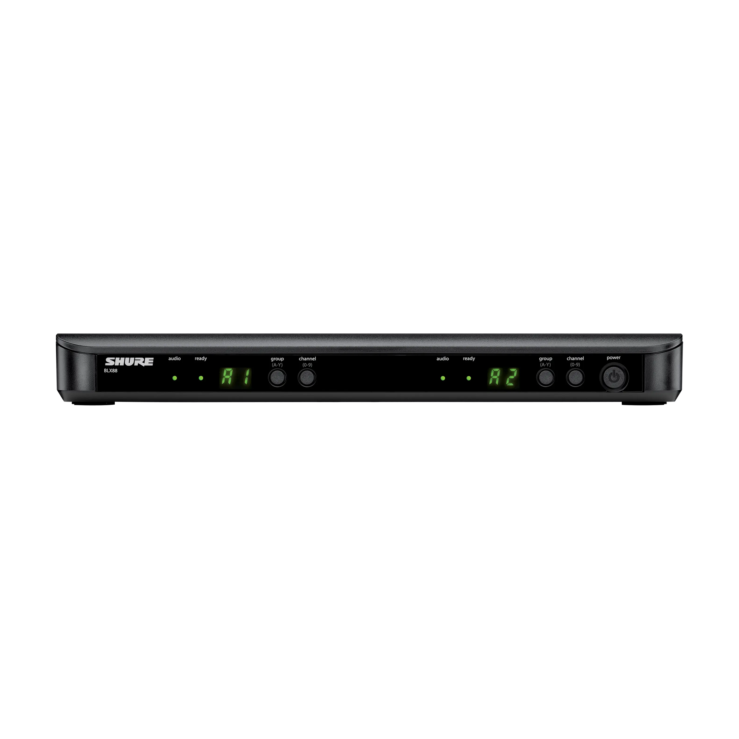 Shure BLX288 Dual-Channel Wireless System front view
