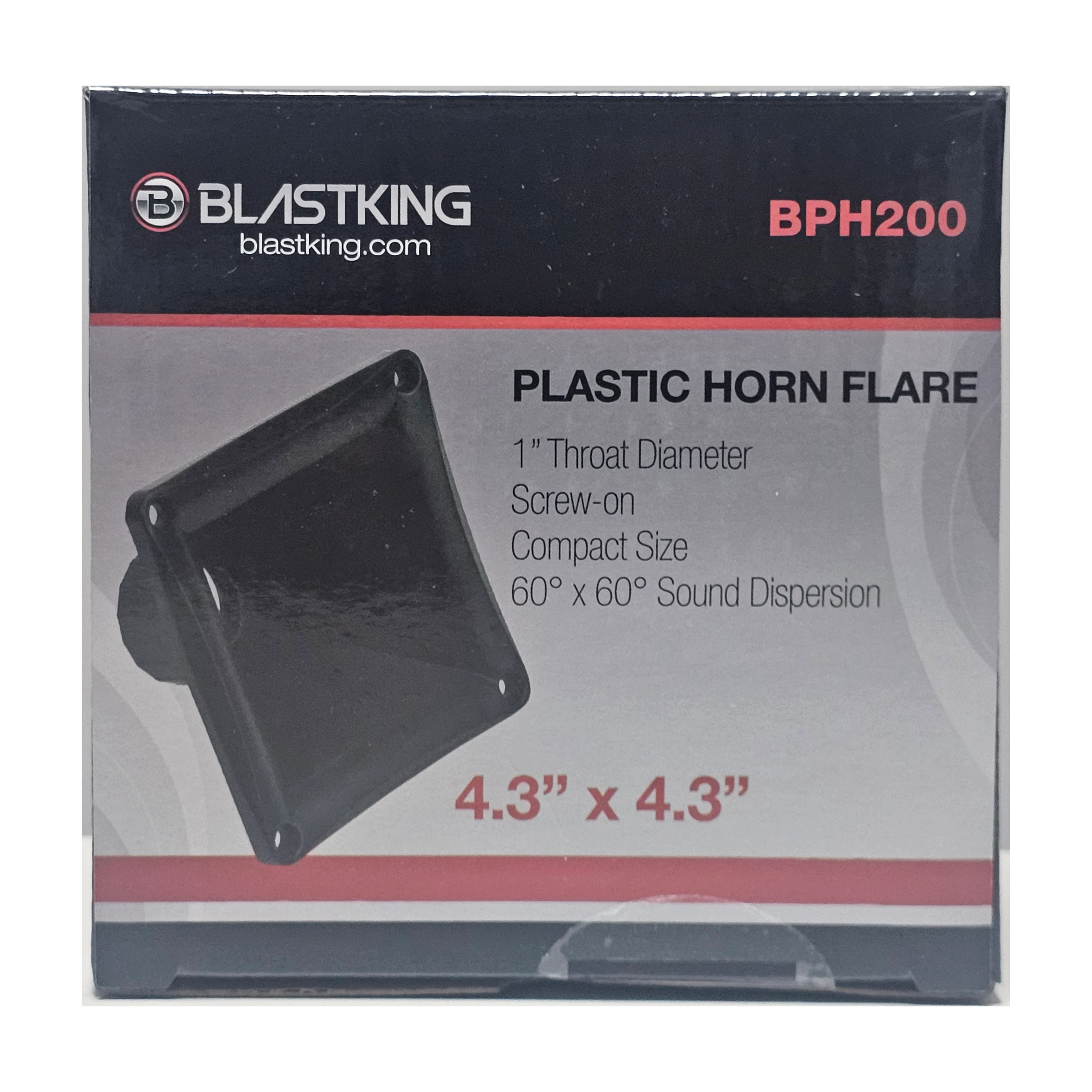 Blastking BPH200 1" Throat Screw-On Plastic Horn Flare
