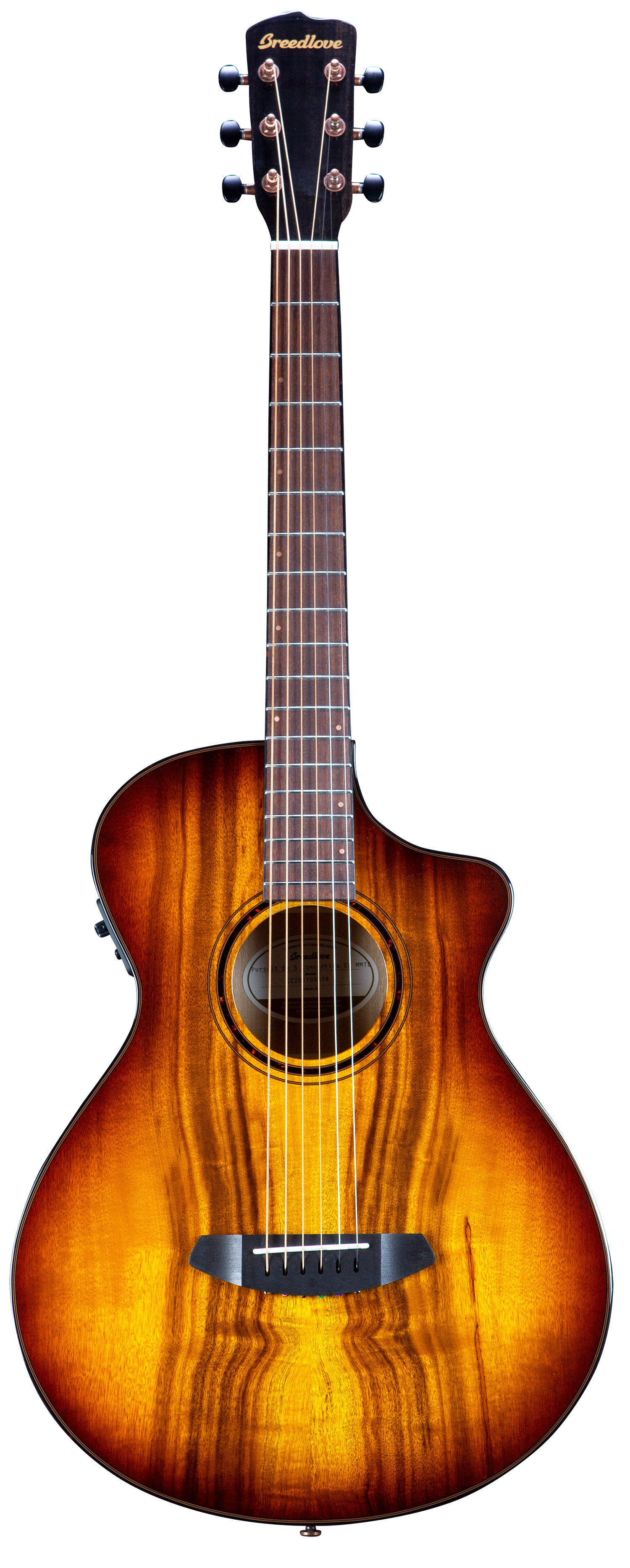 Breedlove Eco Pursuit Exotic S Concertina Ce Acoustic-Electric Guitar - Tiger's Eye