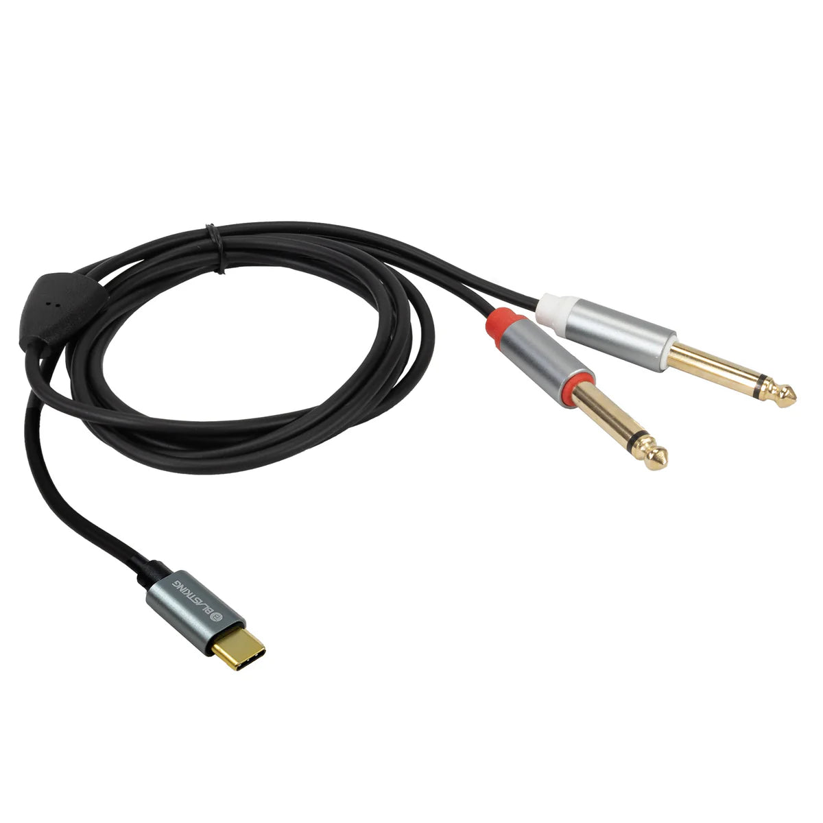Blastking C2QTC-6 USB-C To Dual 1/4” Audio Cable 6ft