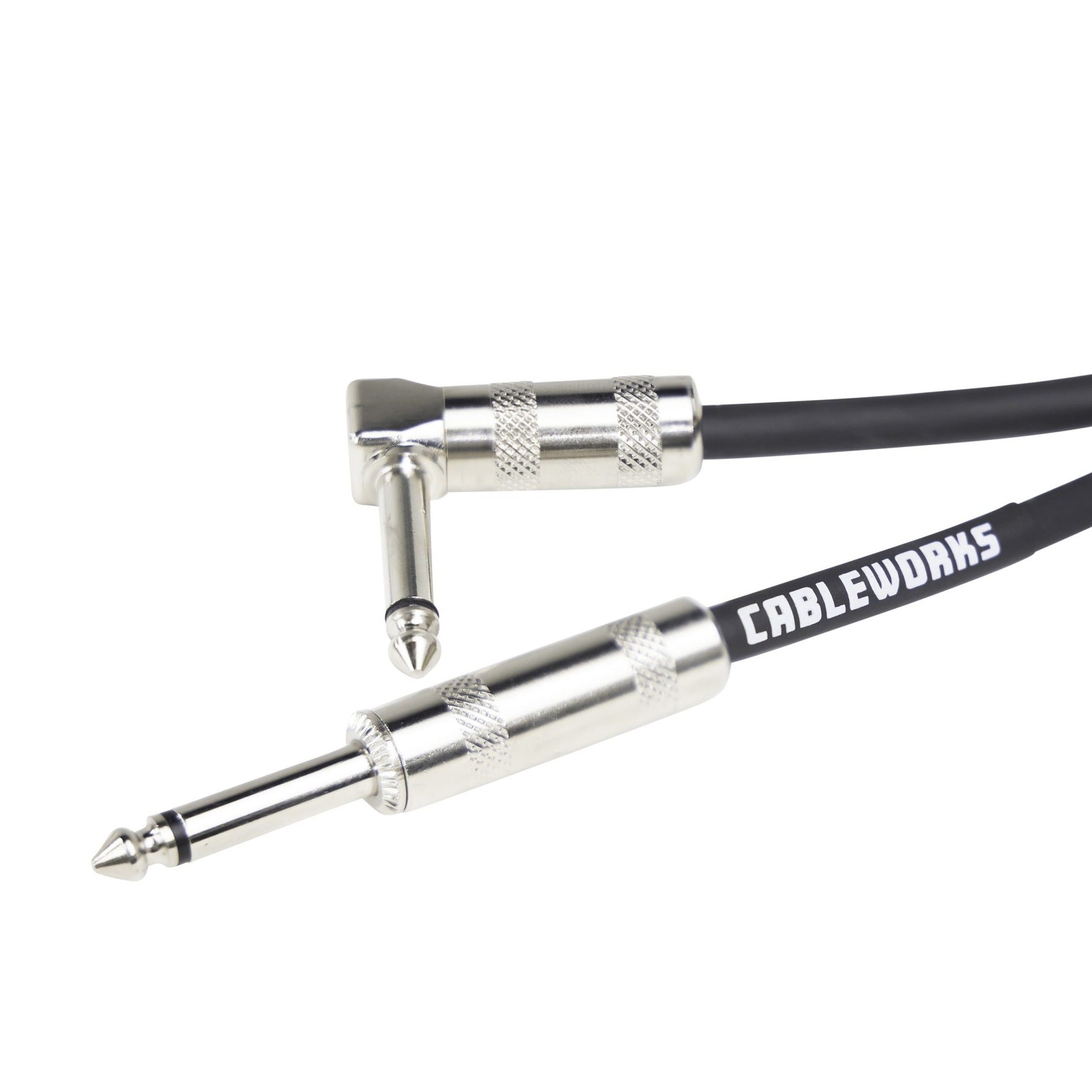 Gator Cableworks Backline Series Instrument Patch Cable Right Angle - 10'