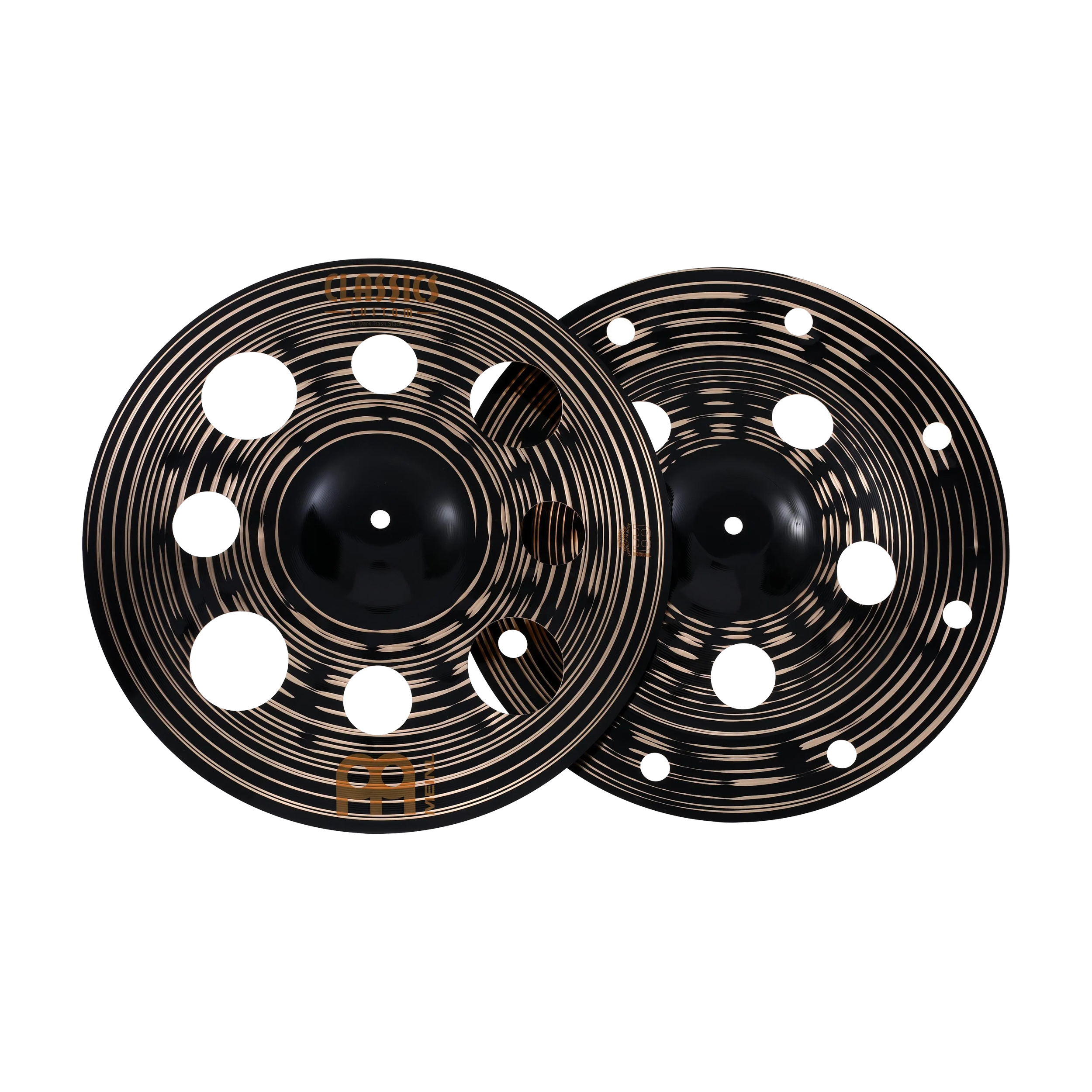 Meinl Cymbals CC-16DASTK Classics Custom Dark Trash Stack Cymbals - 16"