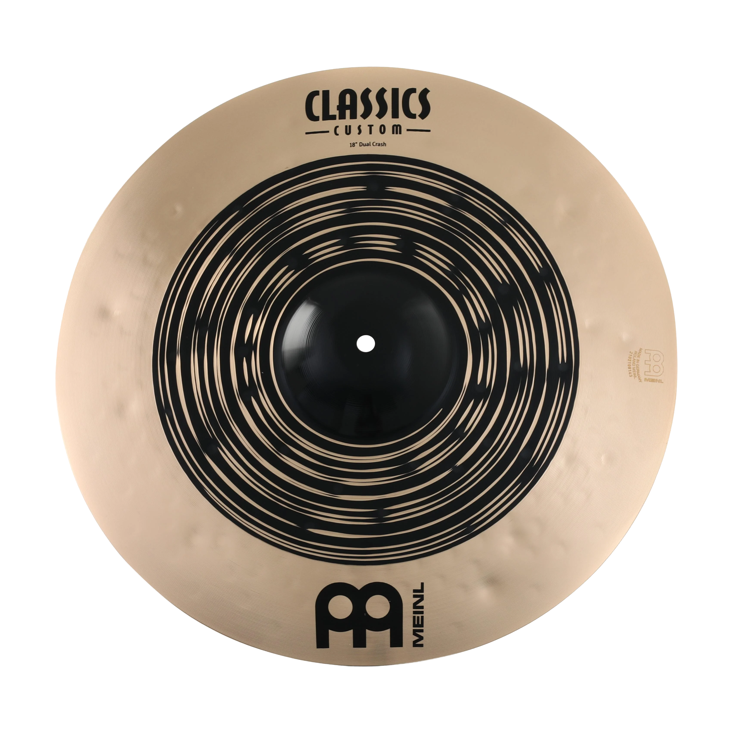 Meinl Cymbals CC18DUC Classics Custom Dual Crash - 18"