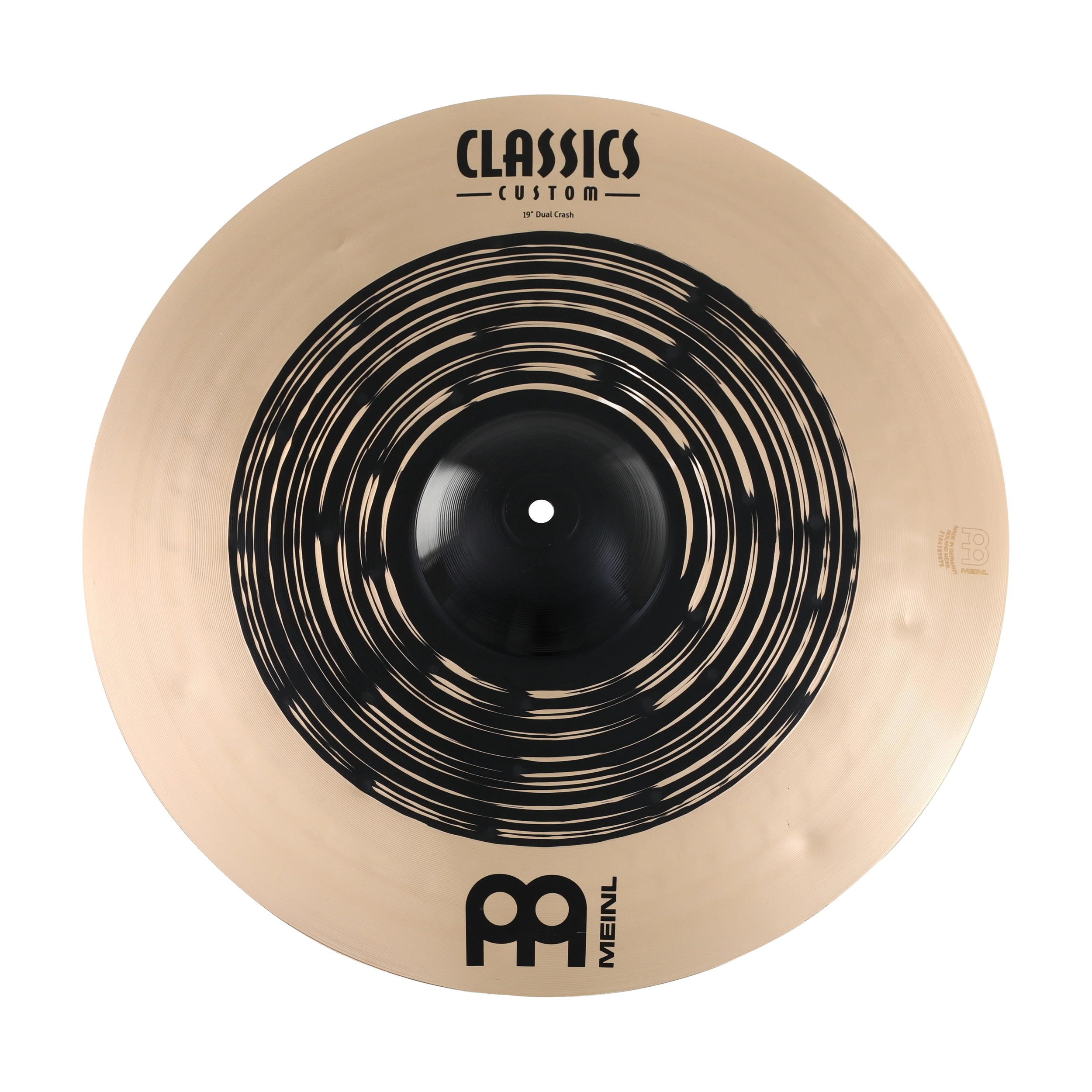 Meinl Cymbals CC19DUC Classics Custom Dual Crash - 19"