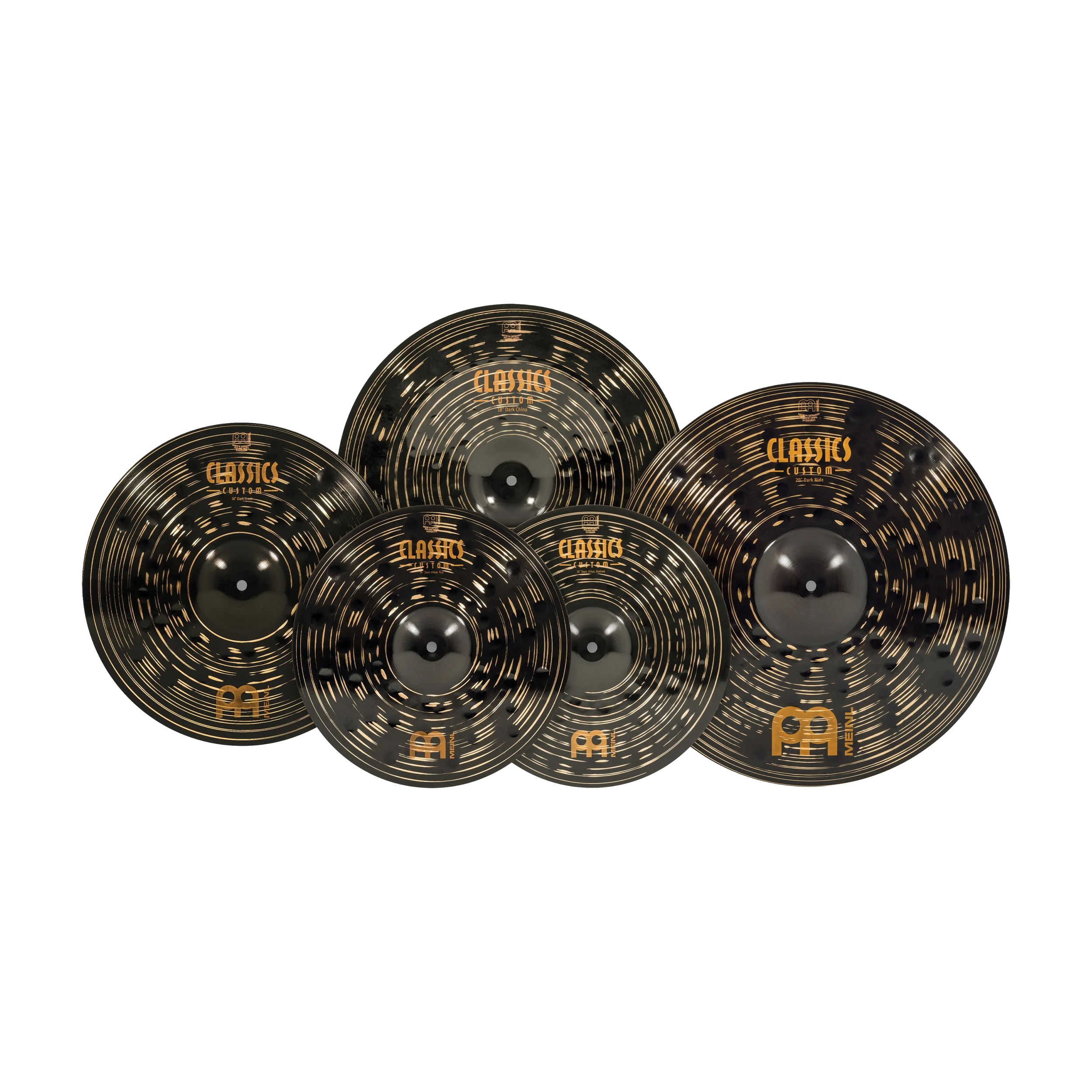 Meinl Cymbals Classics Custom Dark Expanded Cymbal Set #1