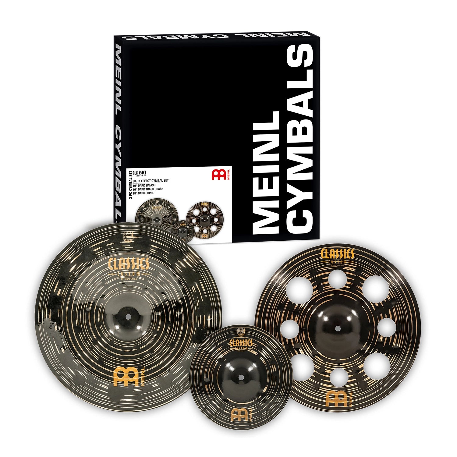 Meinl Classics Custom Dark Effect Cymbal Pack