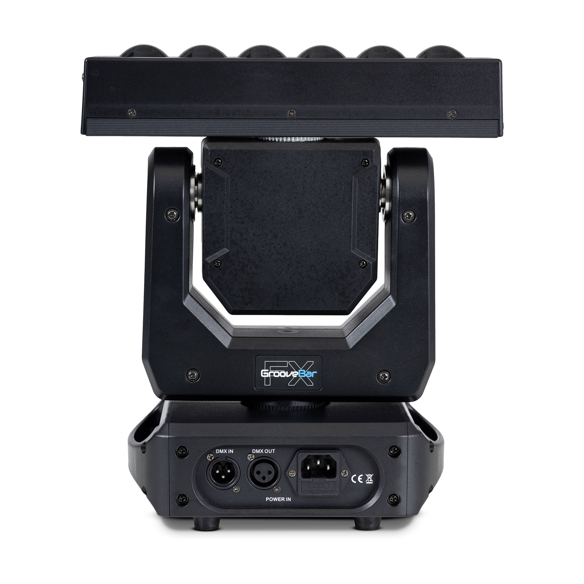 Back view of ColorKey GrooveBar FX Moving Head with Pixel Control and RGB Strip Effects