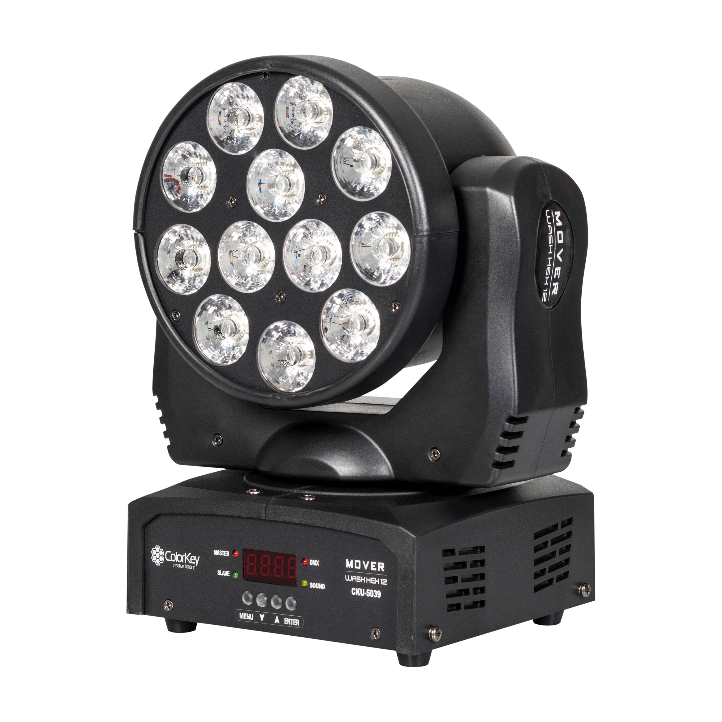 Colorkey Mover Wash HEX 12 LED Moving Head