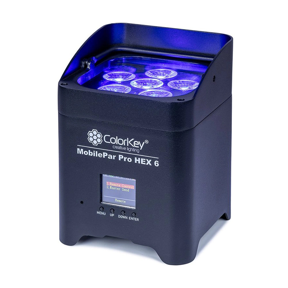 Colorkey Mobilepar Pro Hex 6 Wireless Rgbaw+Uv Led Fixture