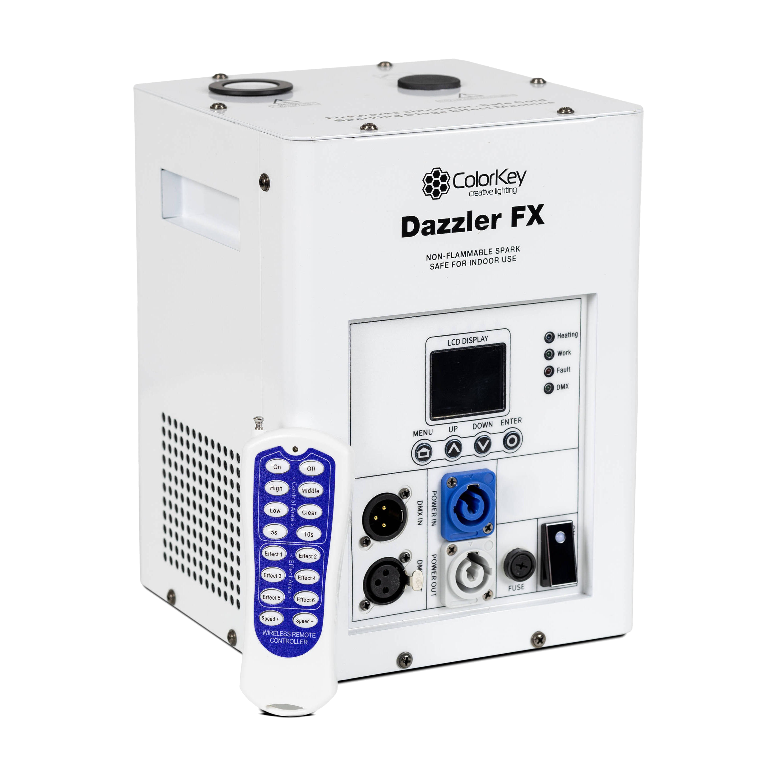 ColorKey CKU-7711 back panel view with controller