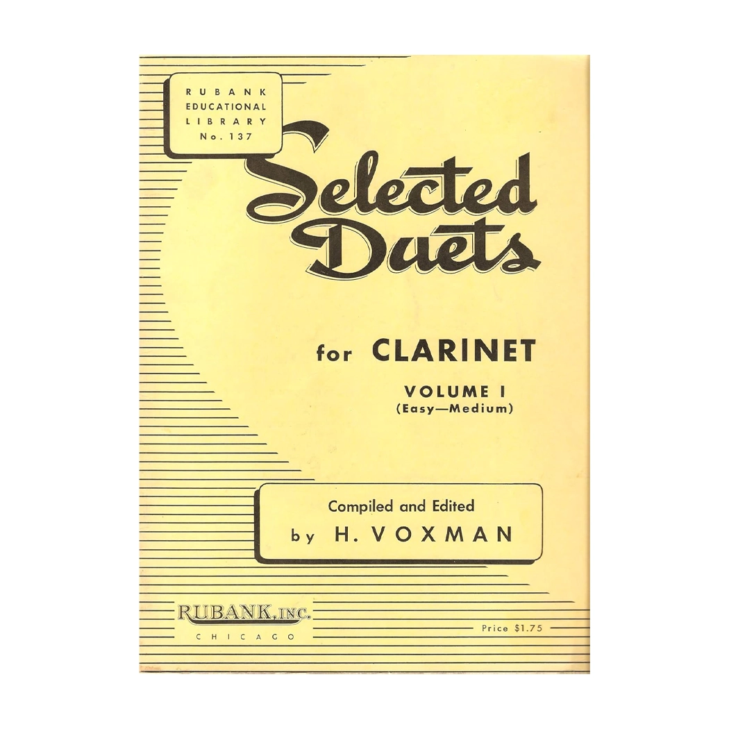 Selected Duets for Clarinet: Volume 1 - Easy to Medium