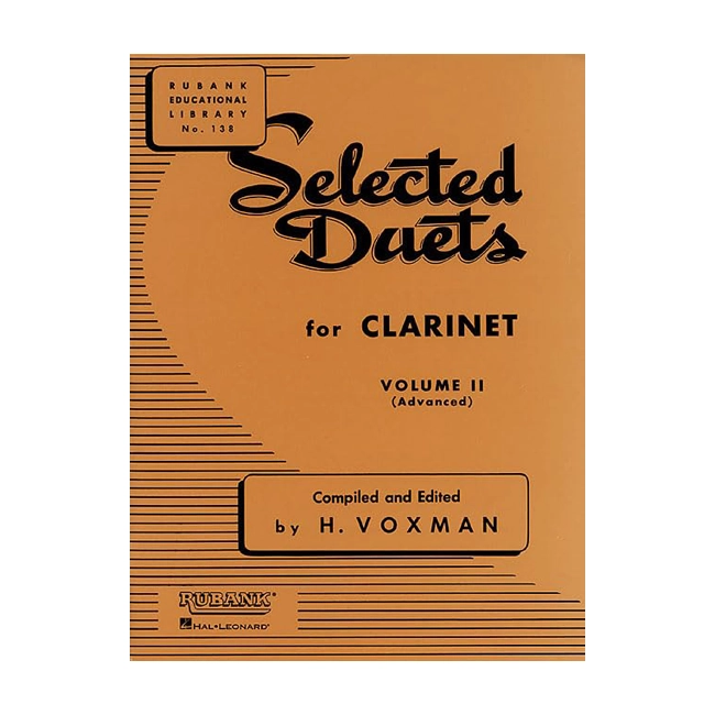 Selected Duets for Clarinet: Volume 2 - Advanced