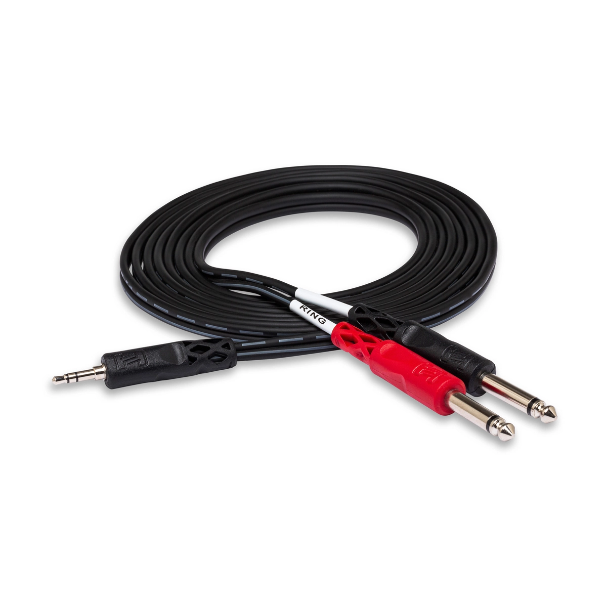 Hosa CMP-159 1/8" TRS Male To Left And Right 1/4" TS Male Stereo Breakout Cable 10'