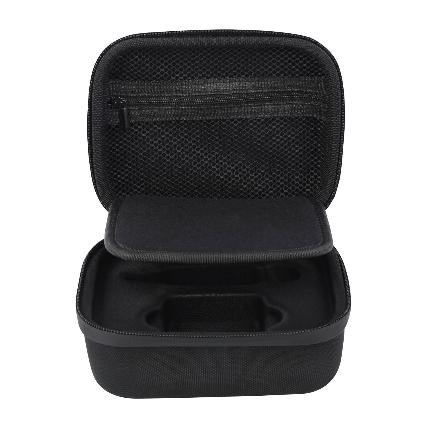 View of the compartments of the Xvive Travel Case for U4 Wireless In-Ear Monitoring System