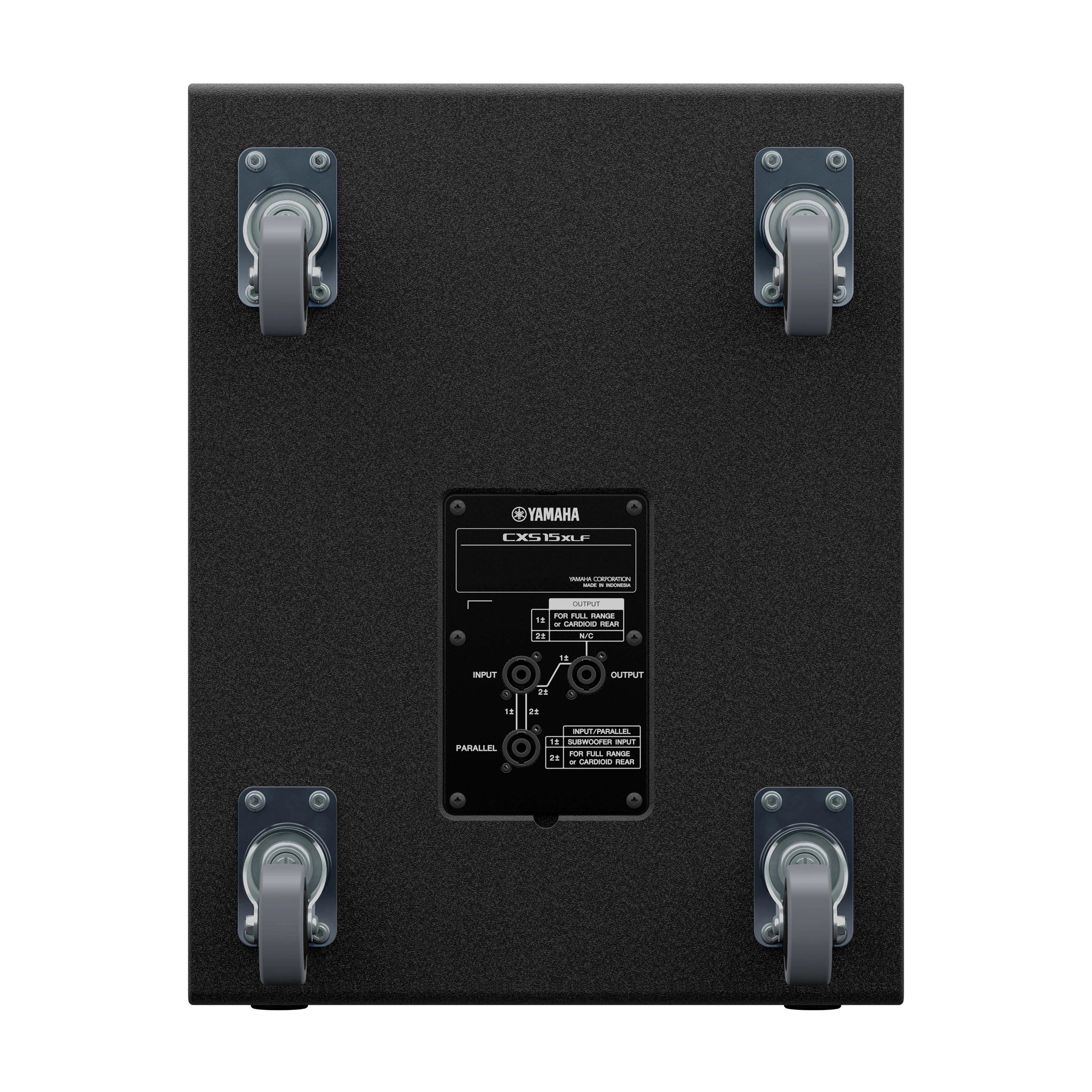 Bottom view of Yamaha CXS15XLF 1600W 15" Passive Subwoofer