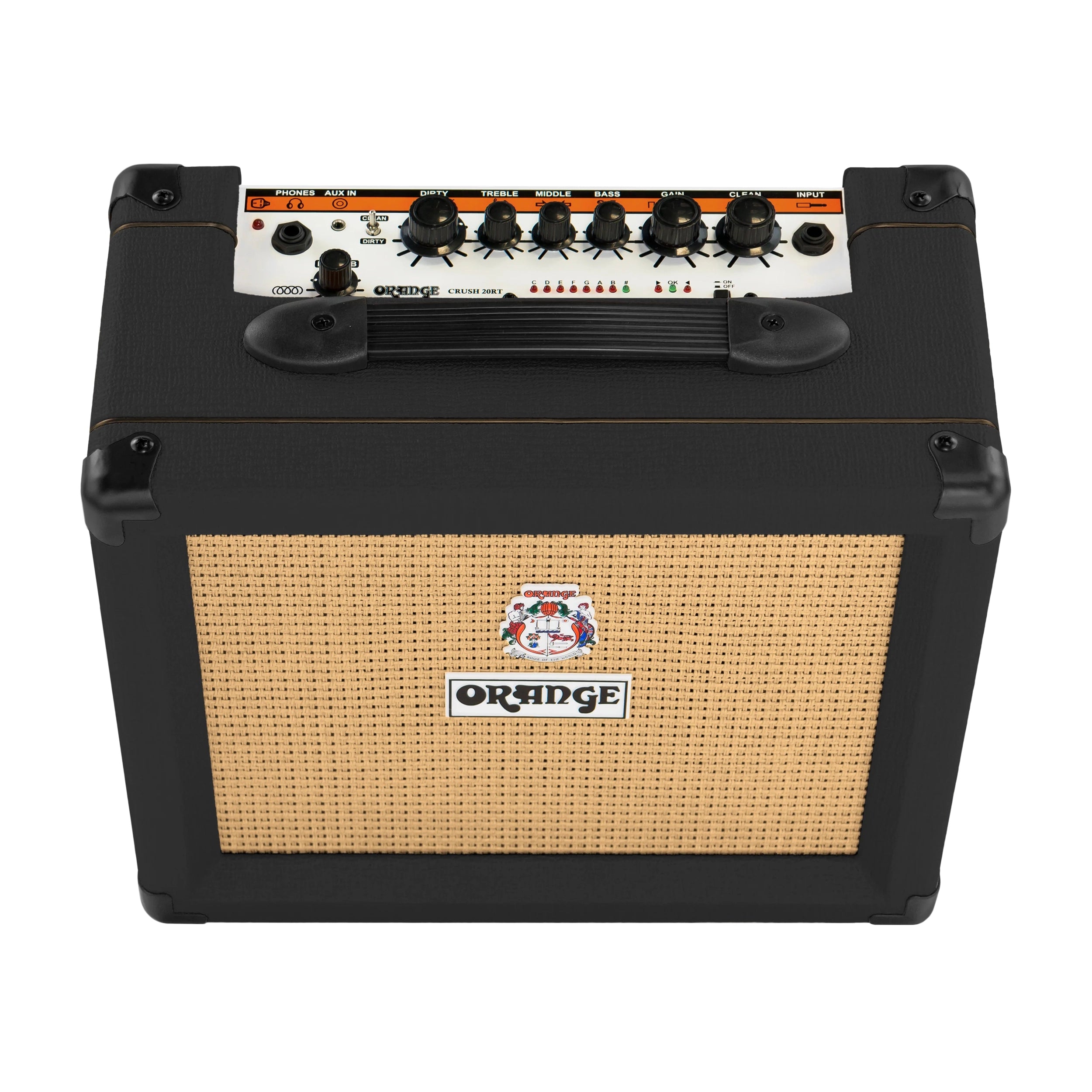 Orange Crush 20RT 1X8" 20w 2-Channel Guitar Combo Amplifier - Black