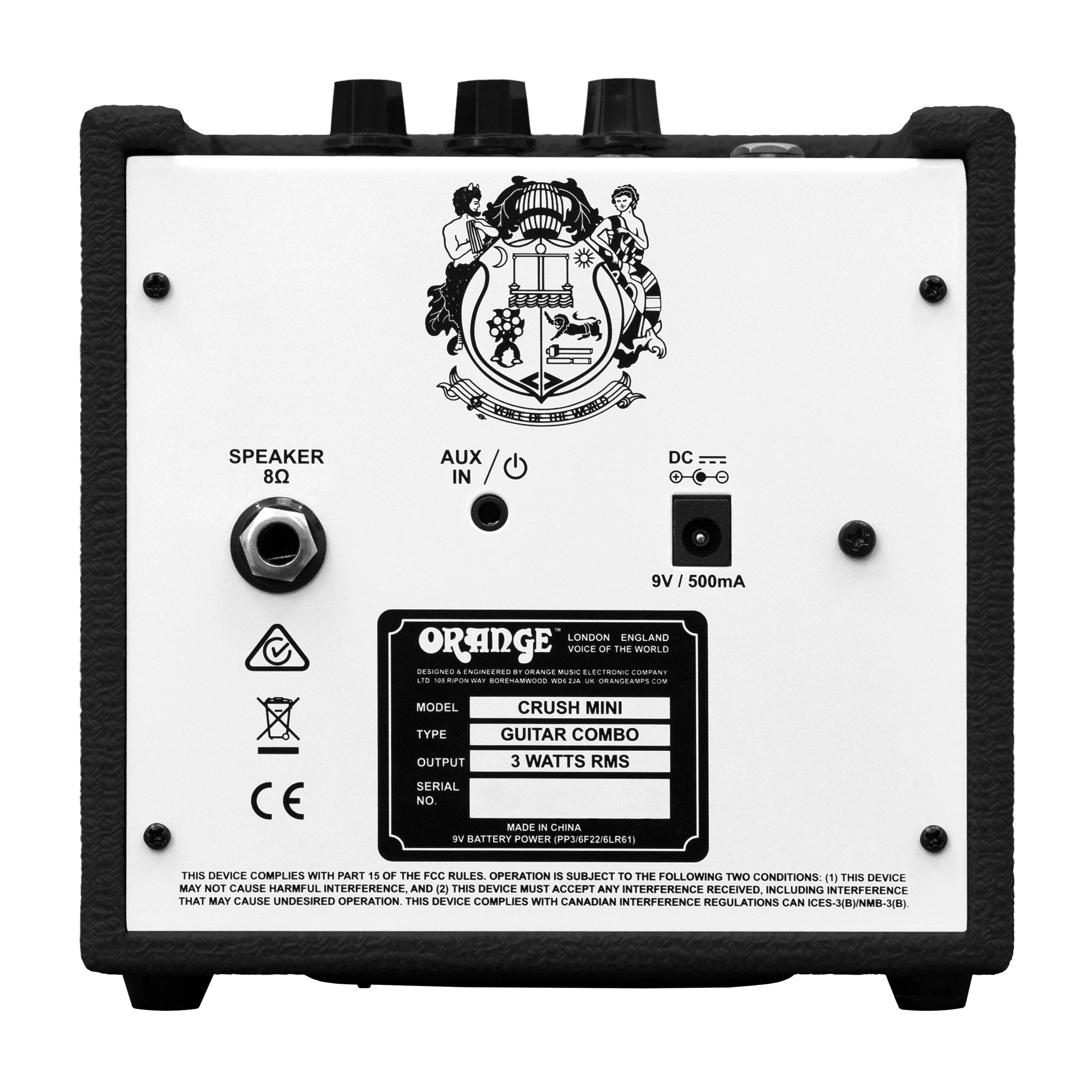 Orange Crush Mini 3 Watt Micro Amp – Black