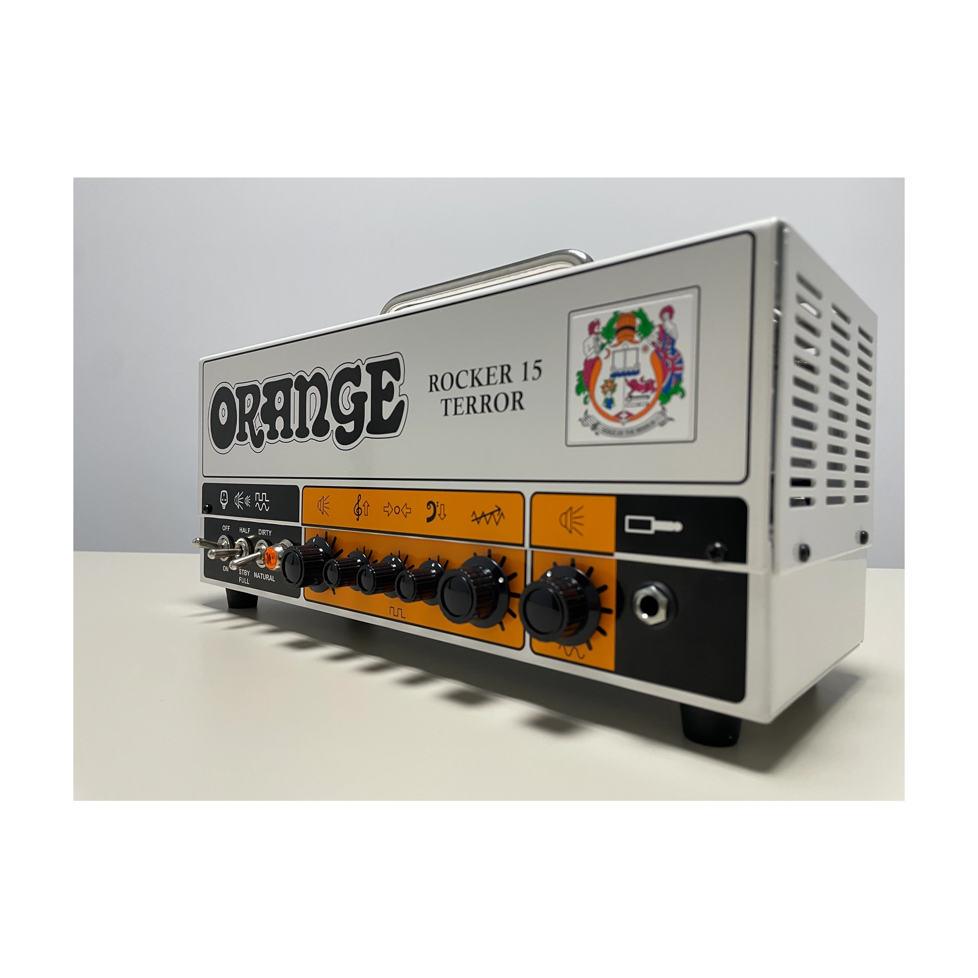 Orange Amplifiers Rocker 15 Terror 15W Tube Guitar Amp Head White (B-STOCK)