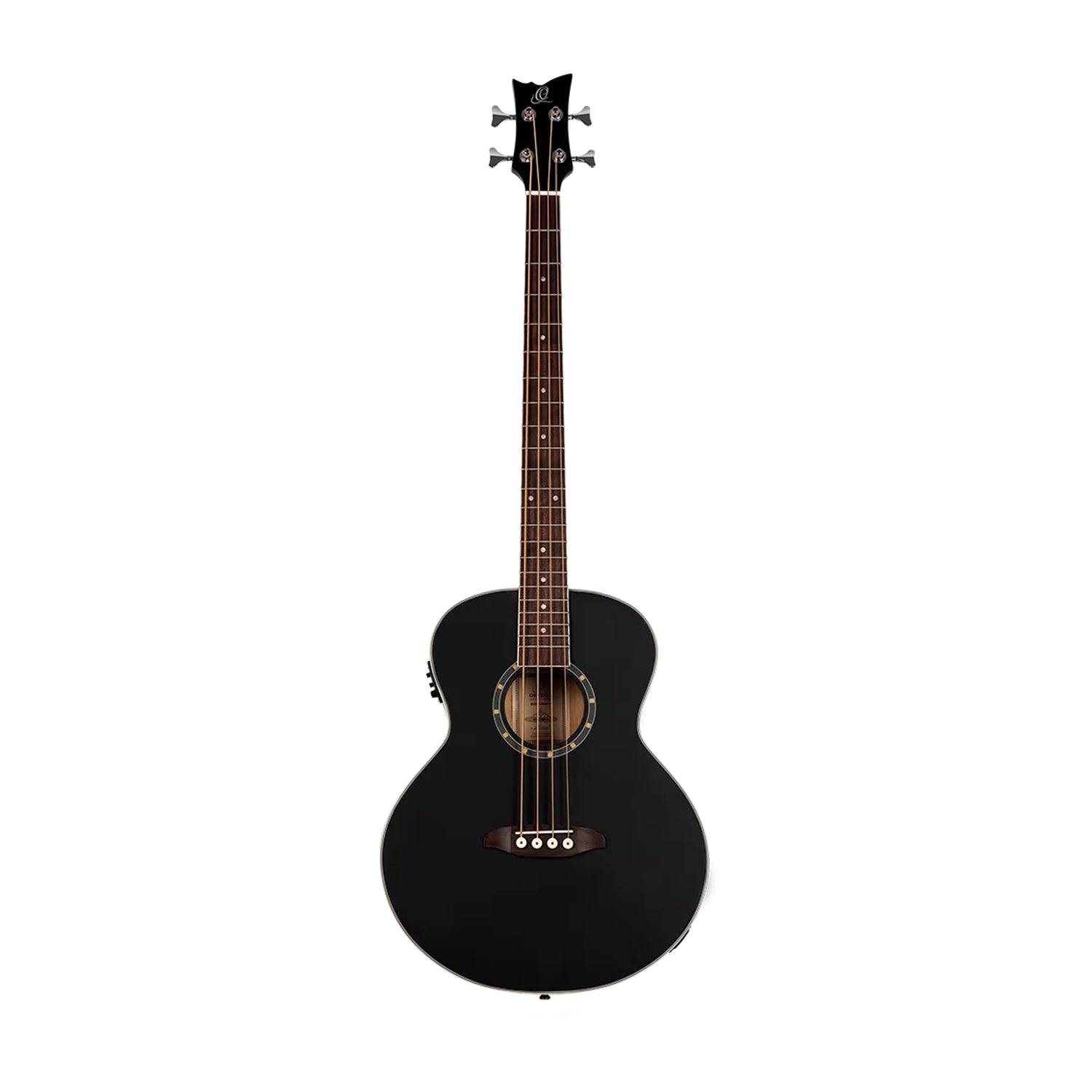Ortega Guitars D7e-Sbk-4 Deep Series Medium Scale A/E Bass