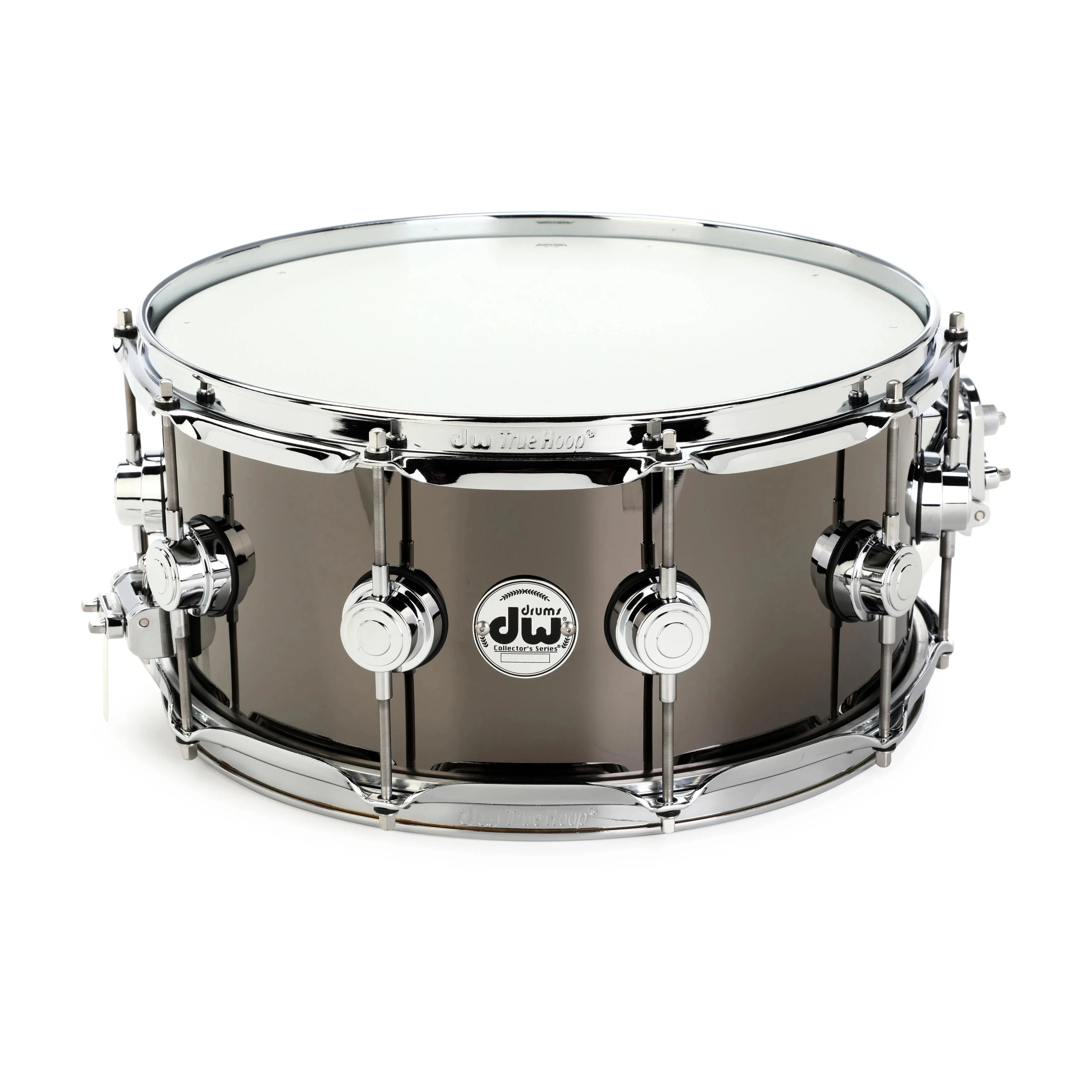 DW Collector's Series Brass 6.5 x 14 inch Snare Drum - Black Nickel