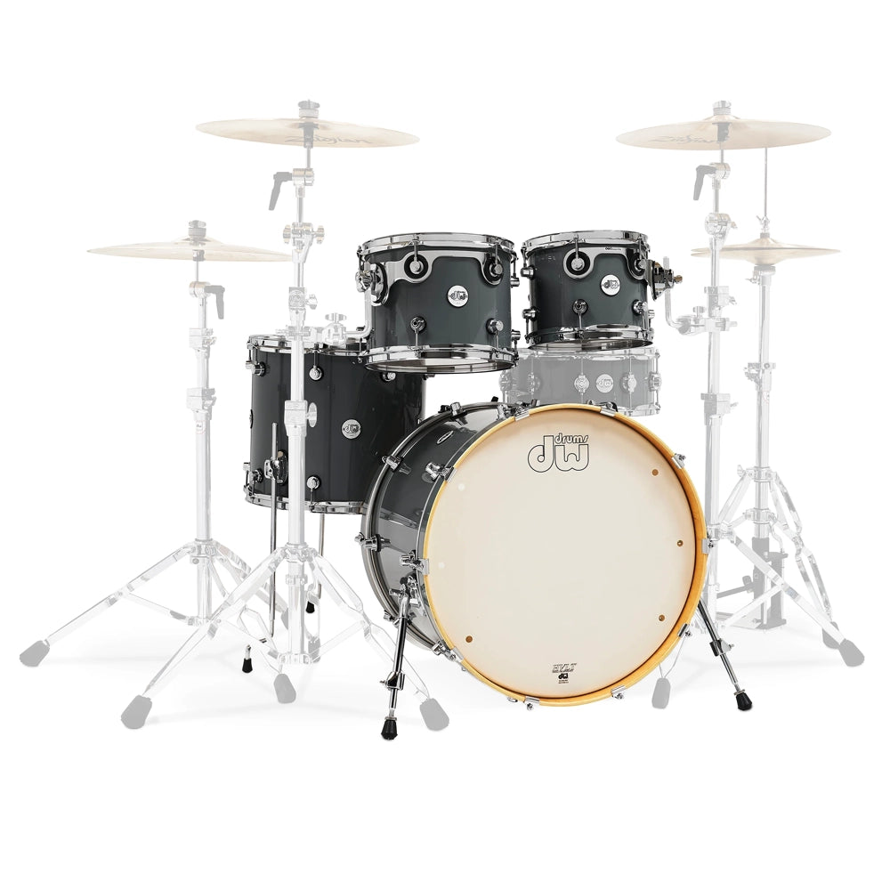 DW Design Series 4-Piece Shell Pack - Steel Grey