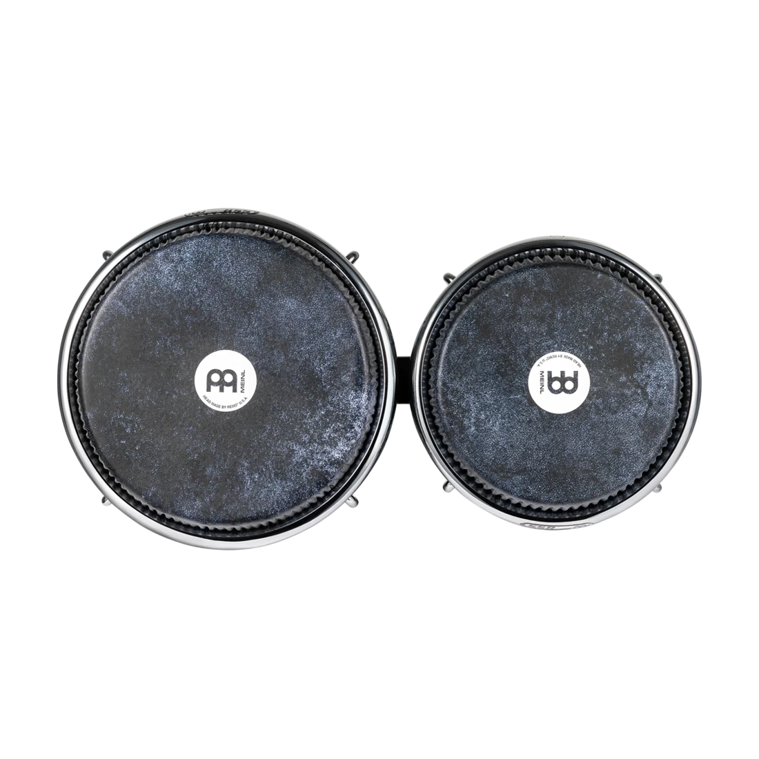 Top view of Meinl Percussion DG400MS Diego Galé Signature Bongos - Midnight Star