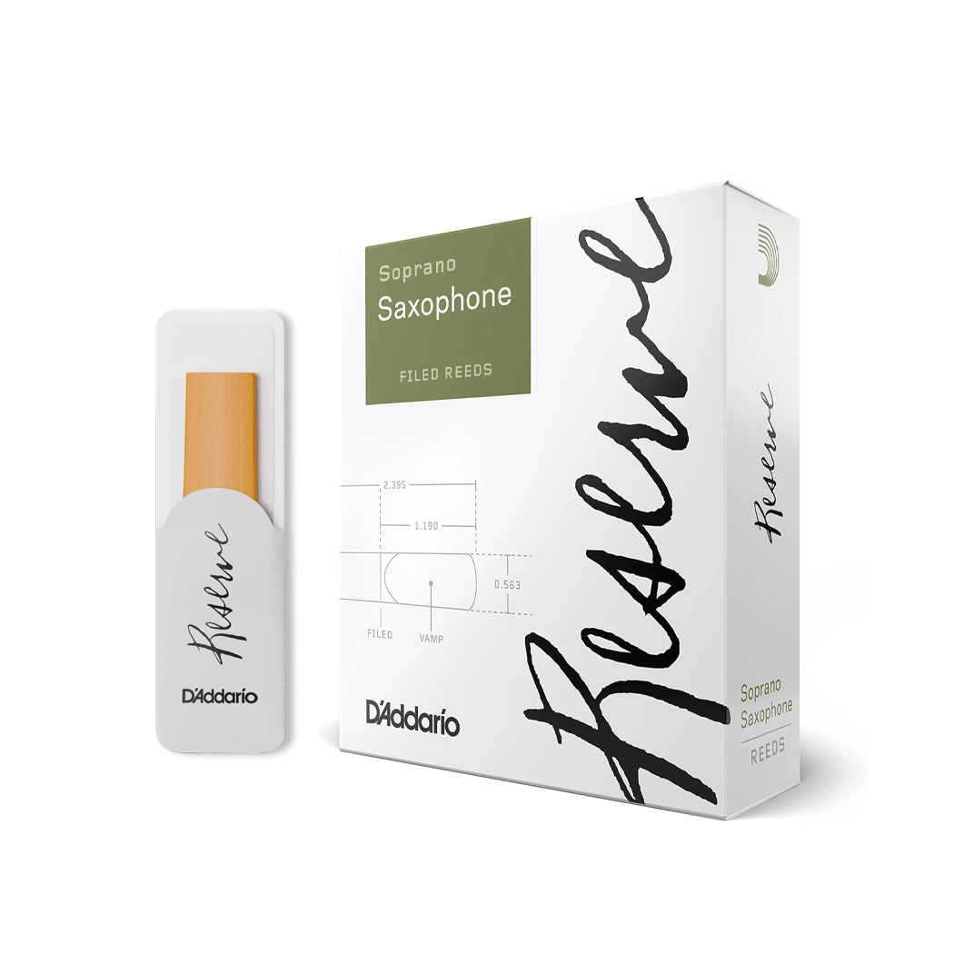 D'Addario Reserve Soprano Saxophone Reeds, Strength 2.0