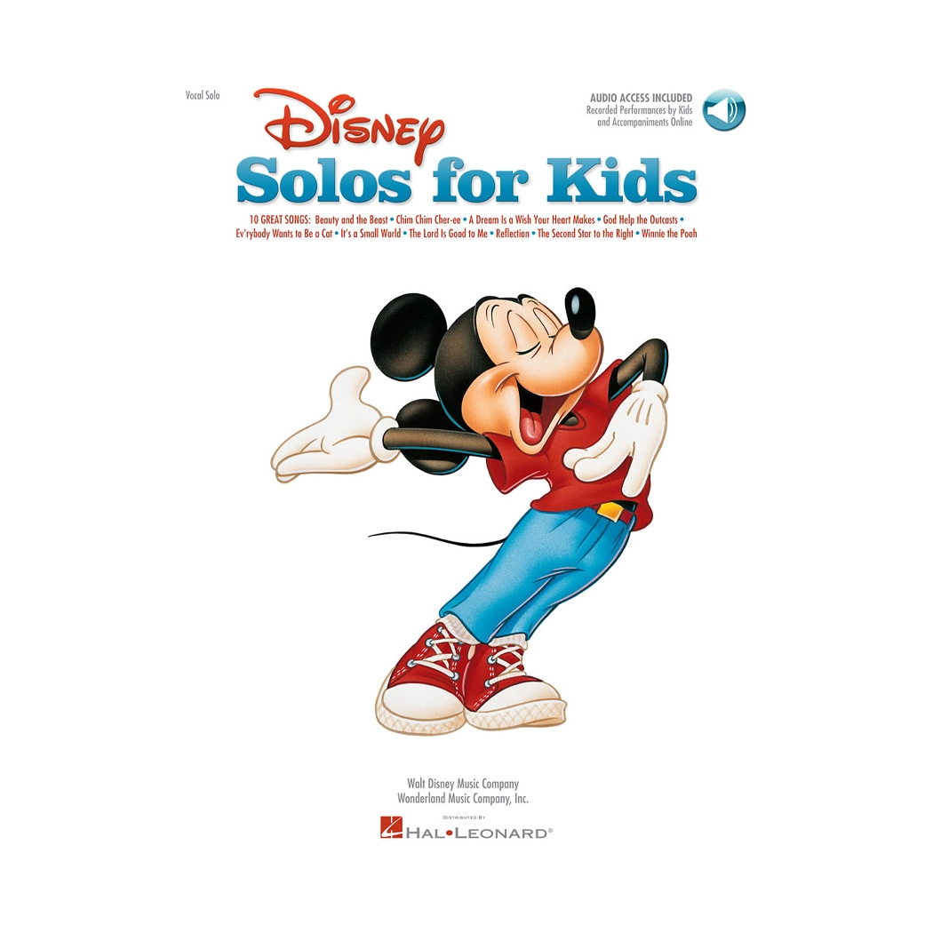 Disney Solos for Kids: Vocal Collection Softcover Audio Online