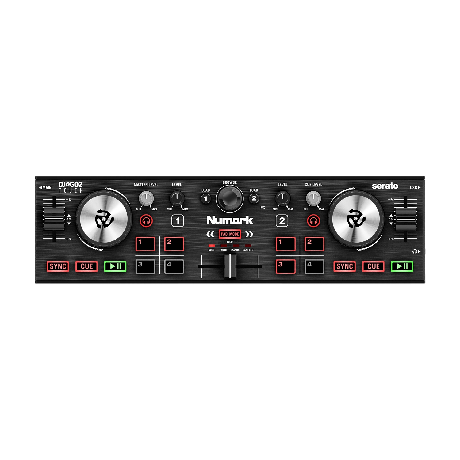 Numark DJ2GO2 Touch Pocket DJ Controller
